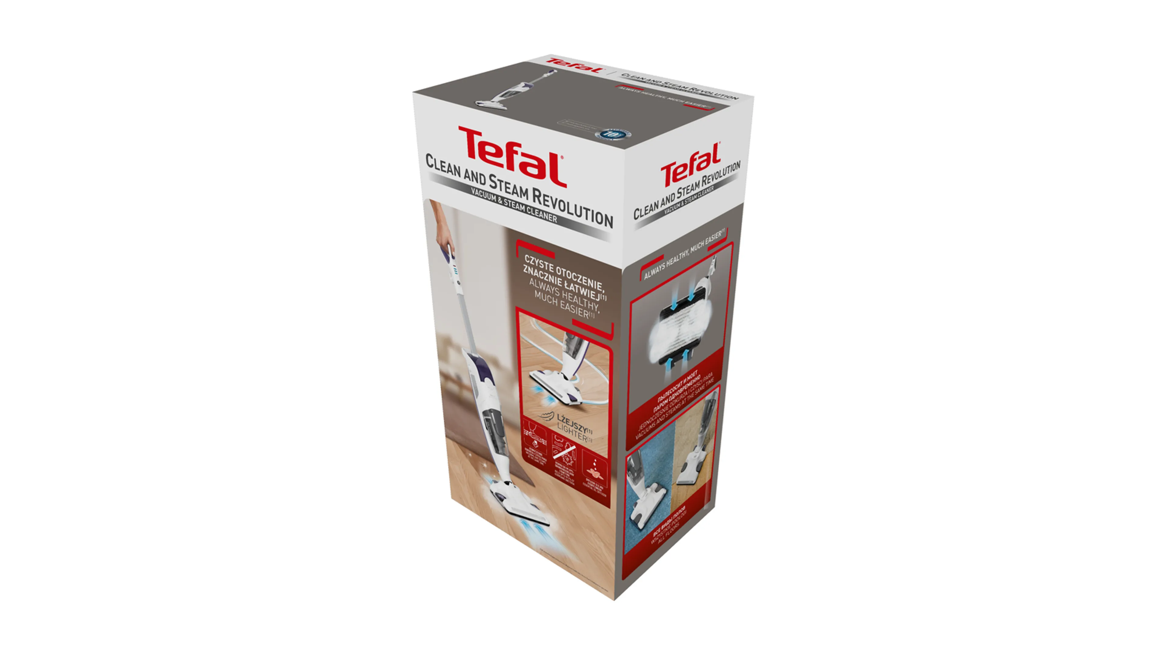 Паровой пылесос Tefal Clean & Steam Revolution VP7751WH