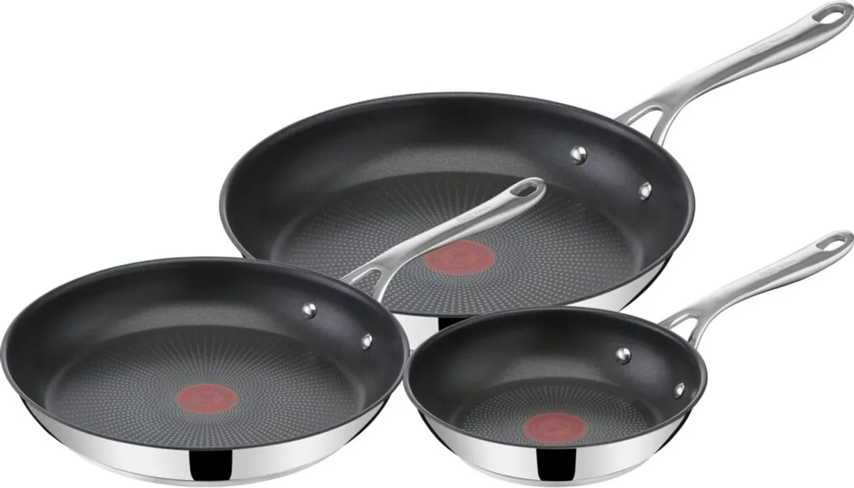 Набор посуды Tefal Jamie Oliver 3 предмета 20/24/28 cм E304S344 фото