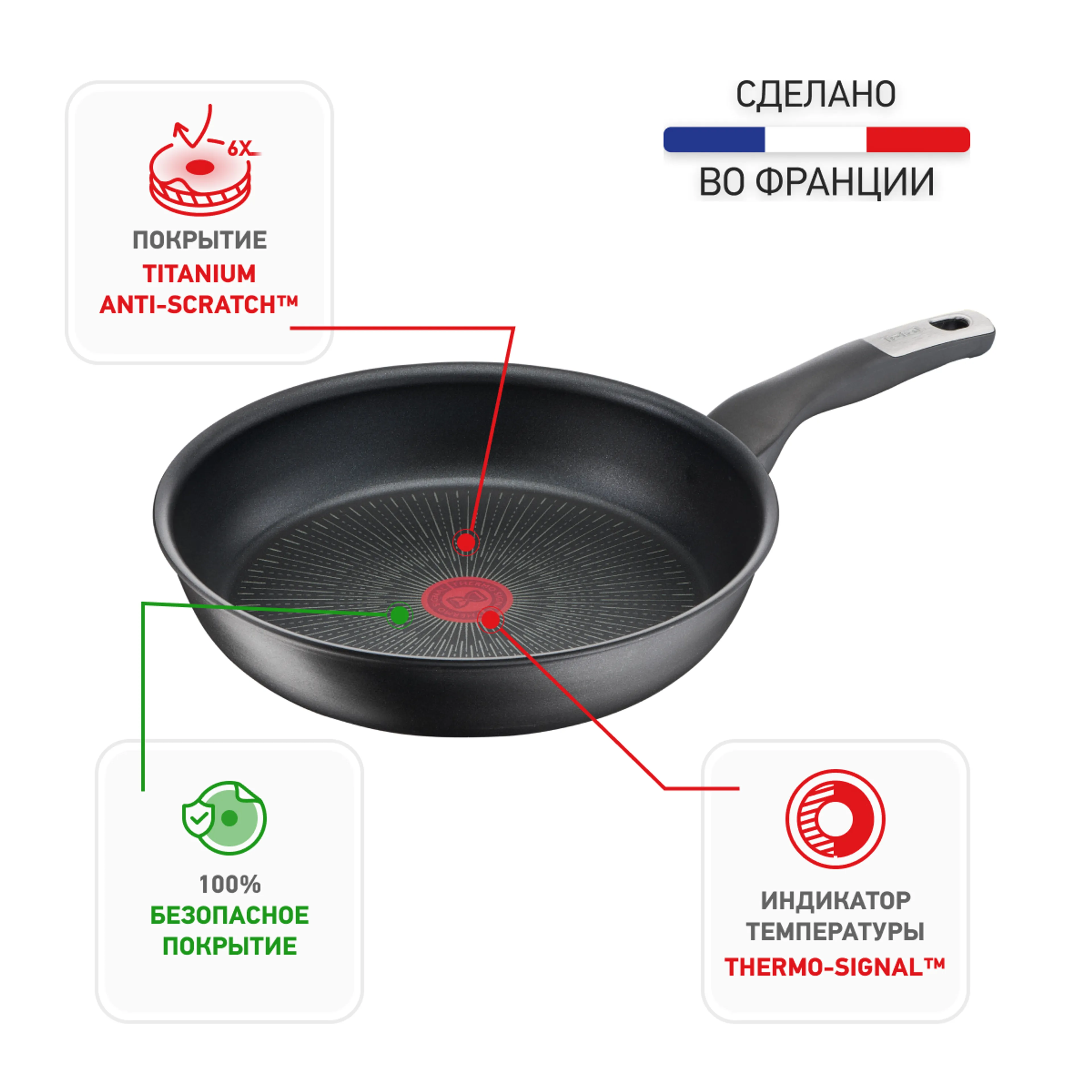 Сковорода Tefal Unlimited 26 см G2550572