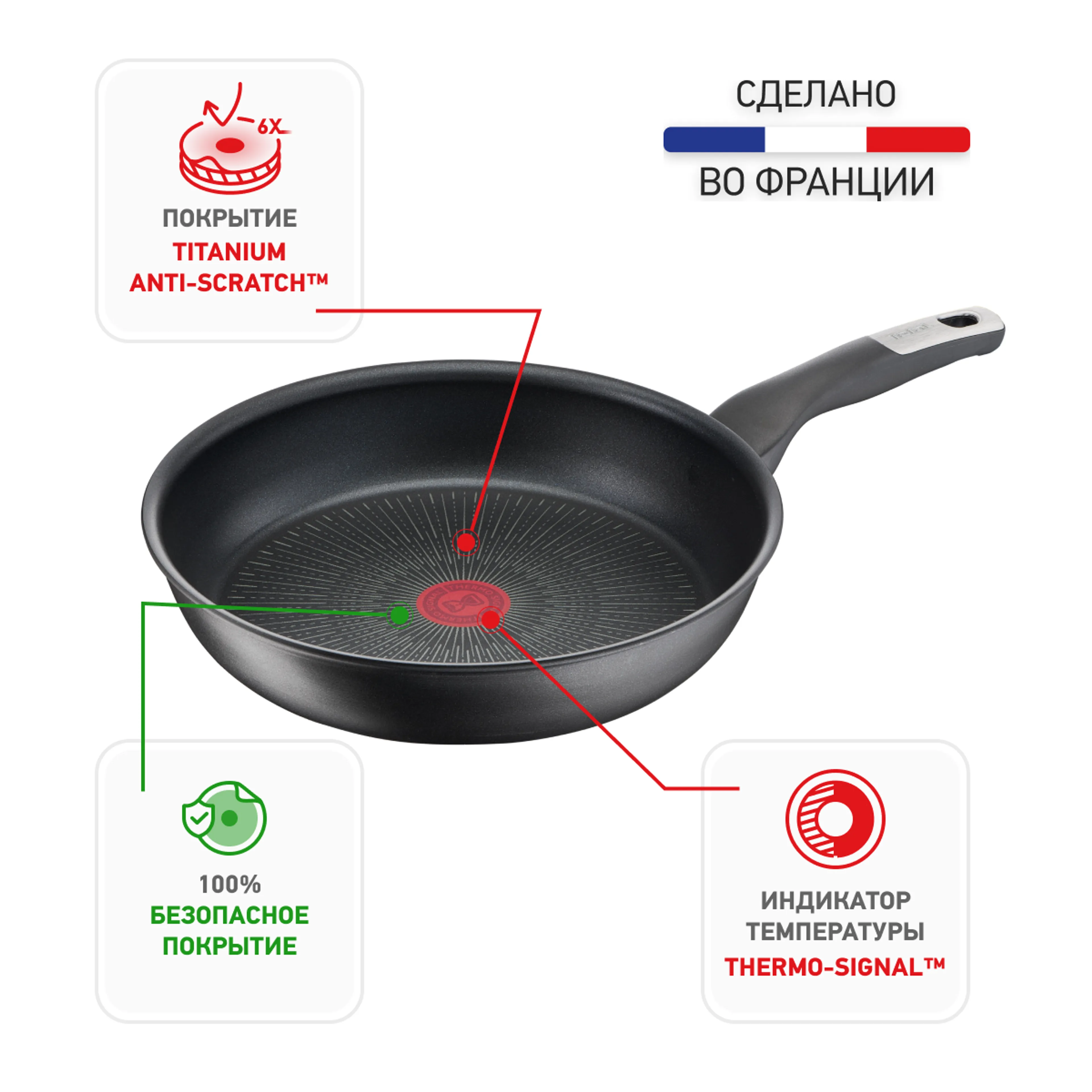 Сковорода Tefal Unlimited 28 см G2550672