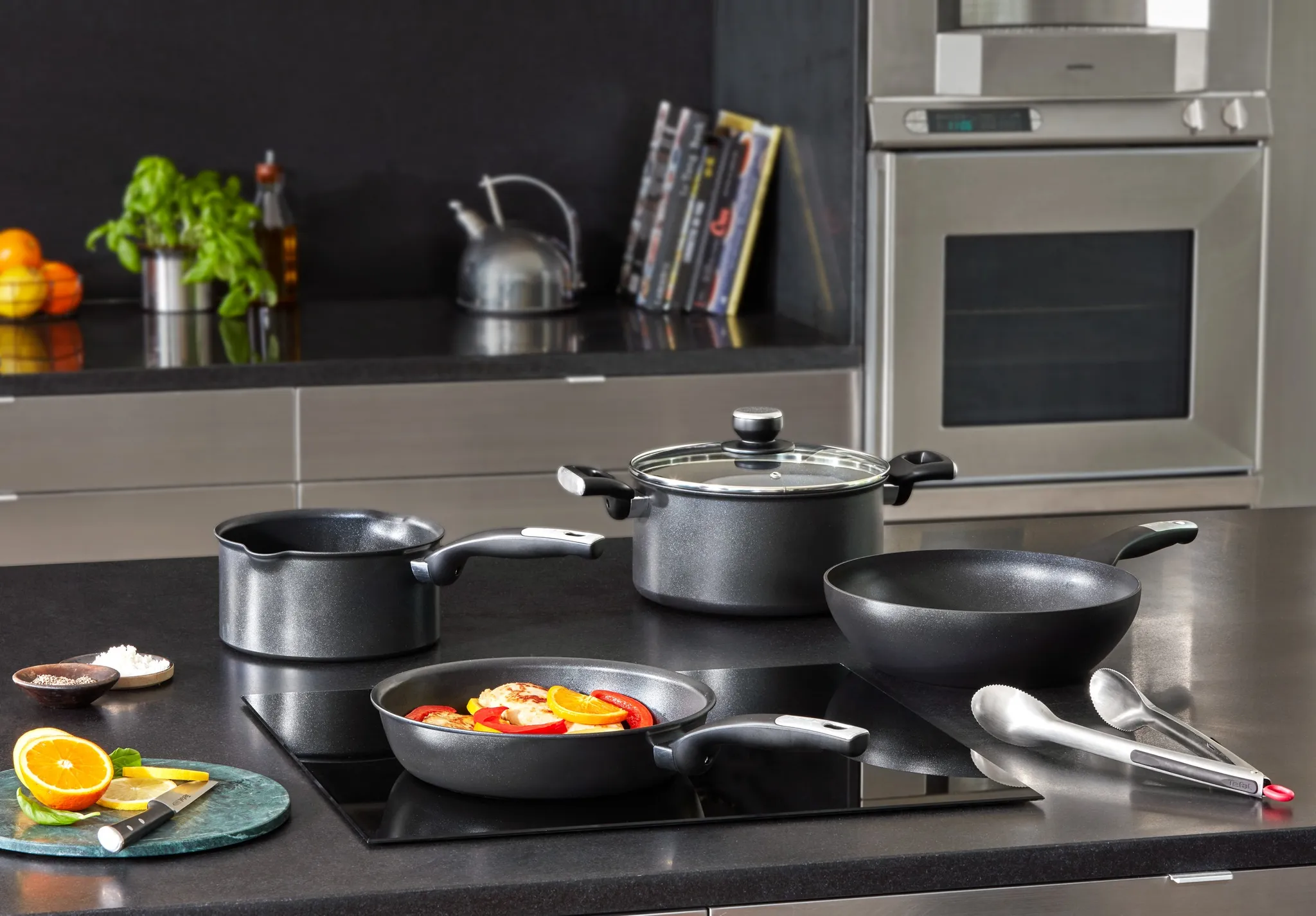 Кастрюля с крышкой Tefal Unlimited 5.2 л 24 см G2554672