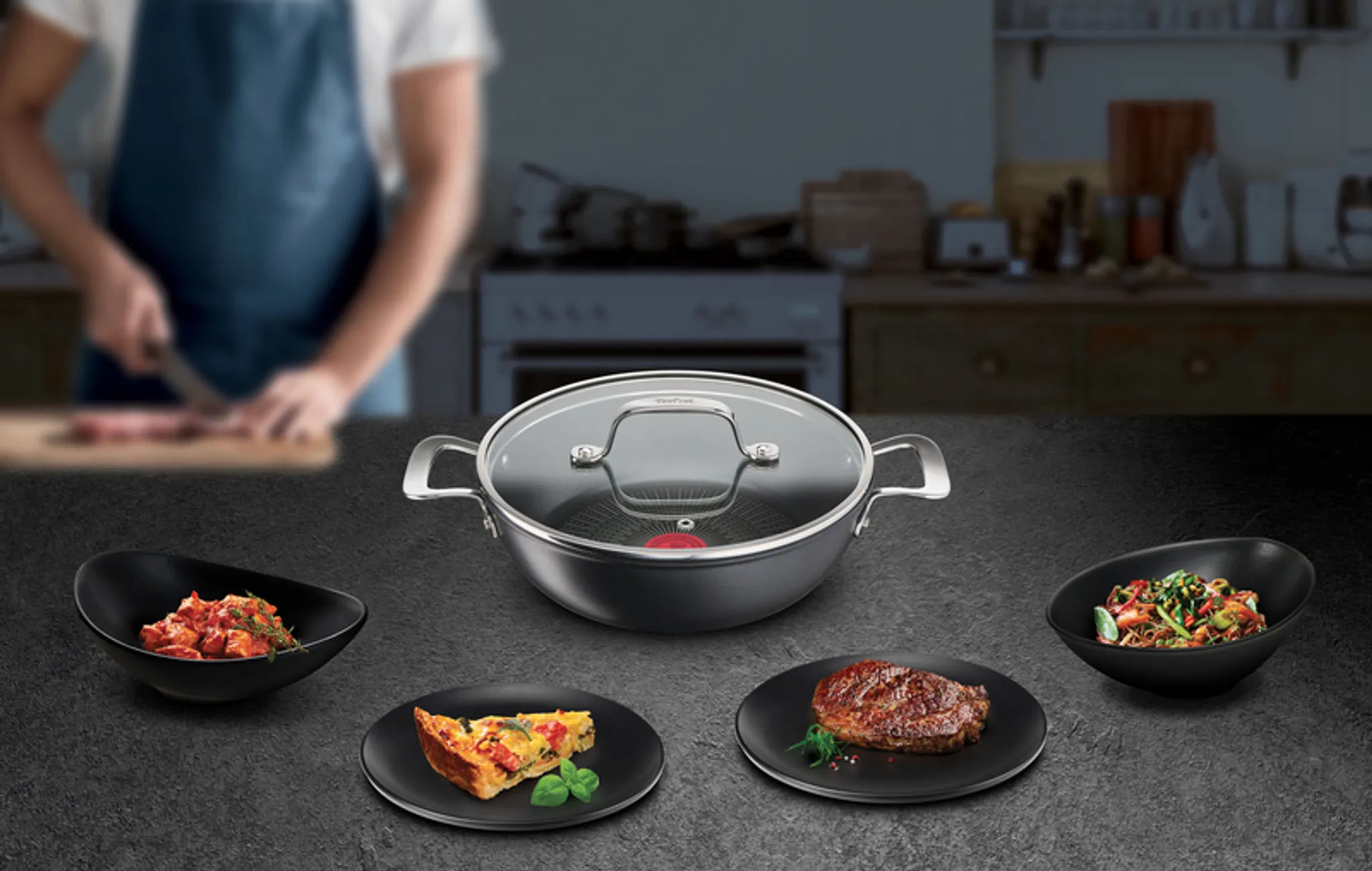 Индукционный казан Tefal Unlimited 26 см G2557172