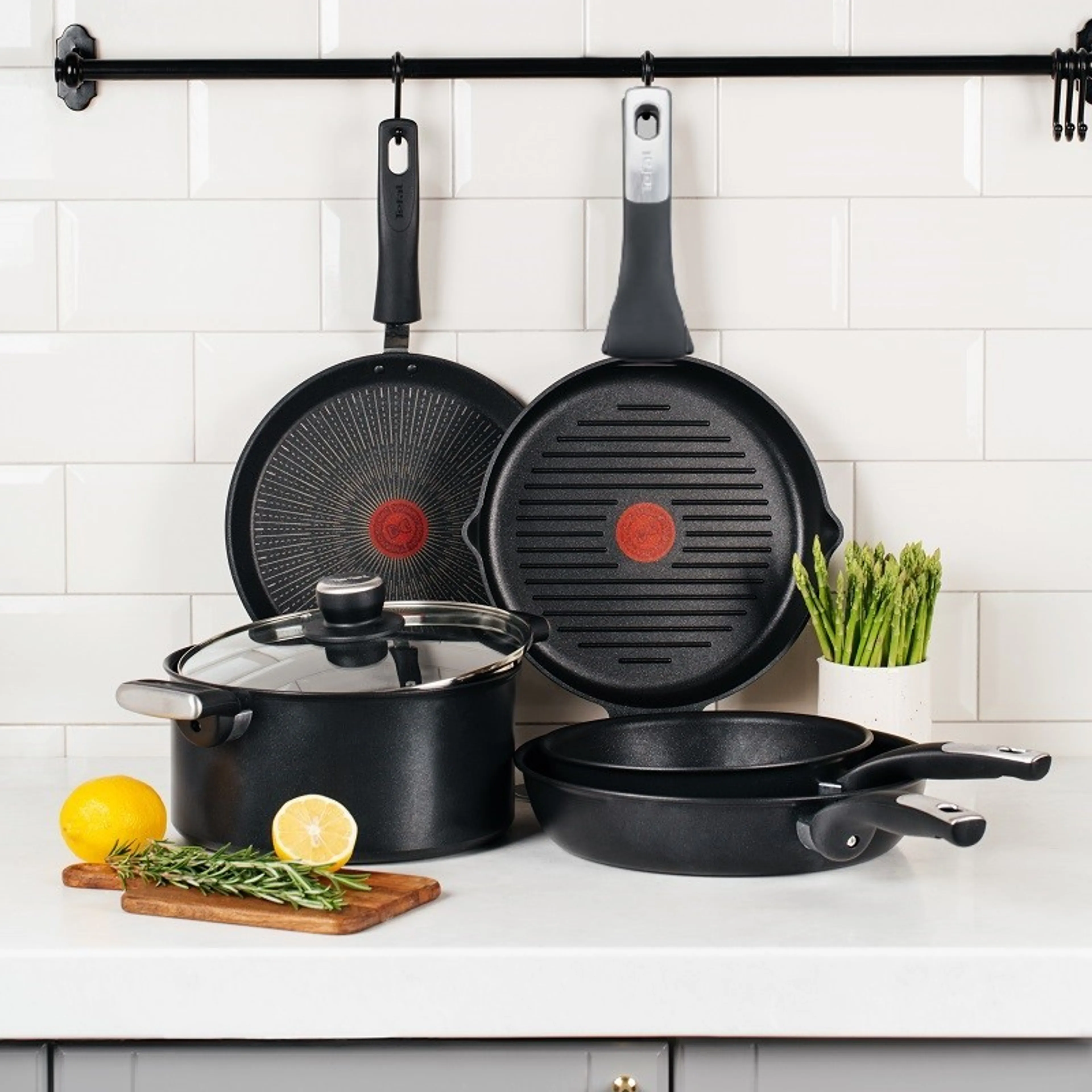 цена на Набор посуды Tefal Unlimited M 6 предметов 22/25/26/26см 5,2л
