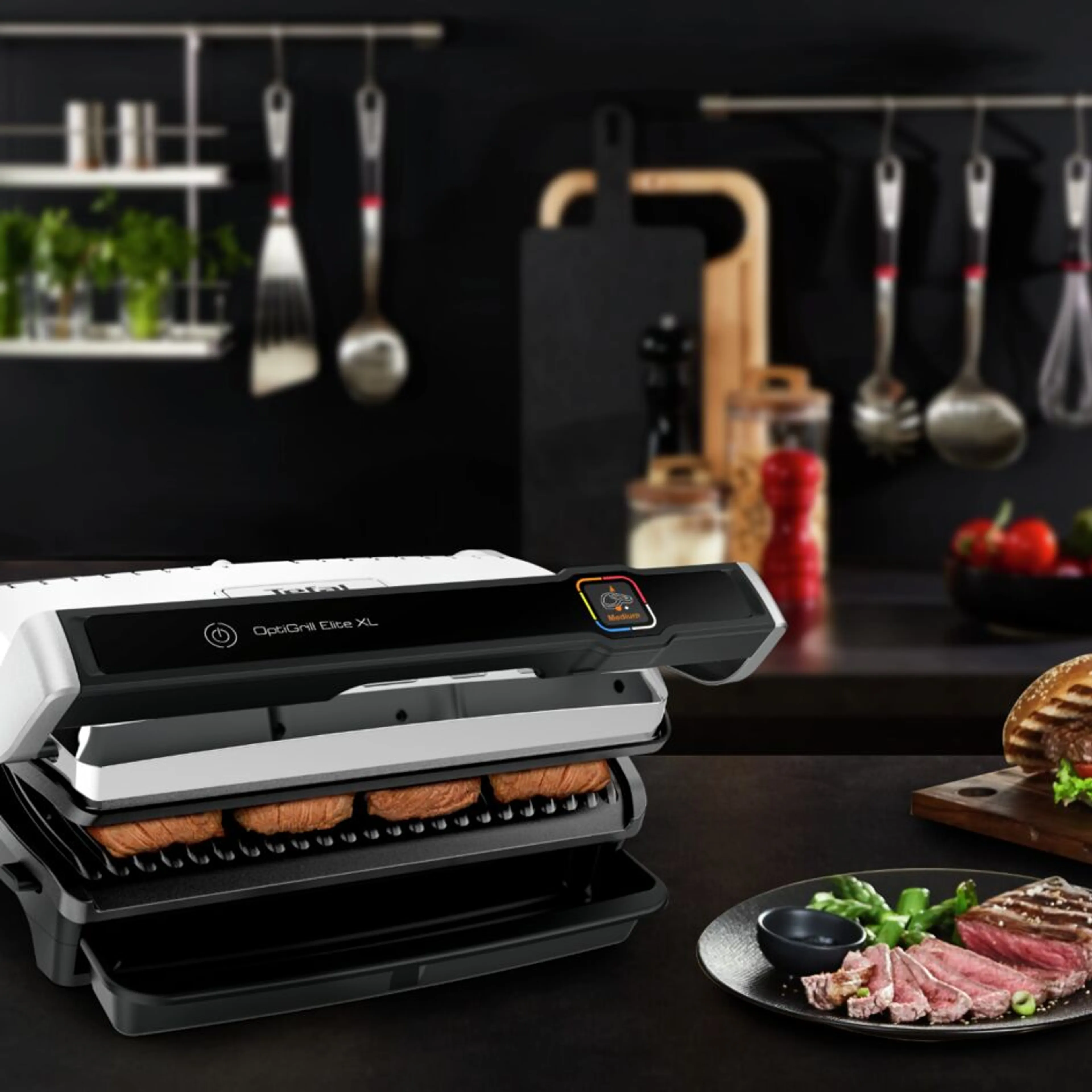Умный электрогриль Tefal Optigrill Elite XL GC760D30