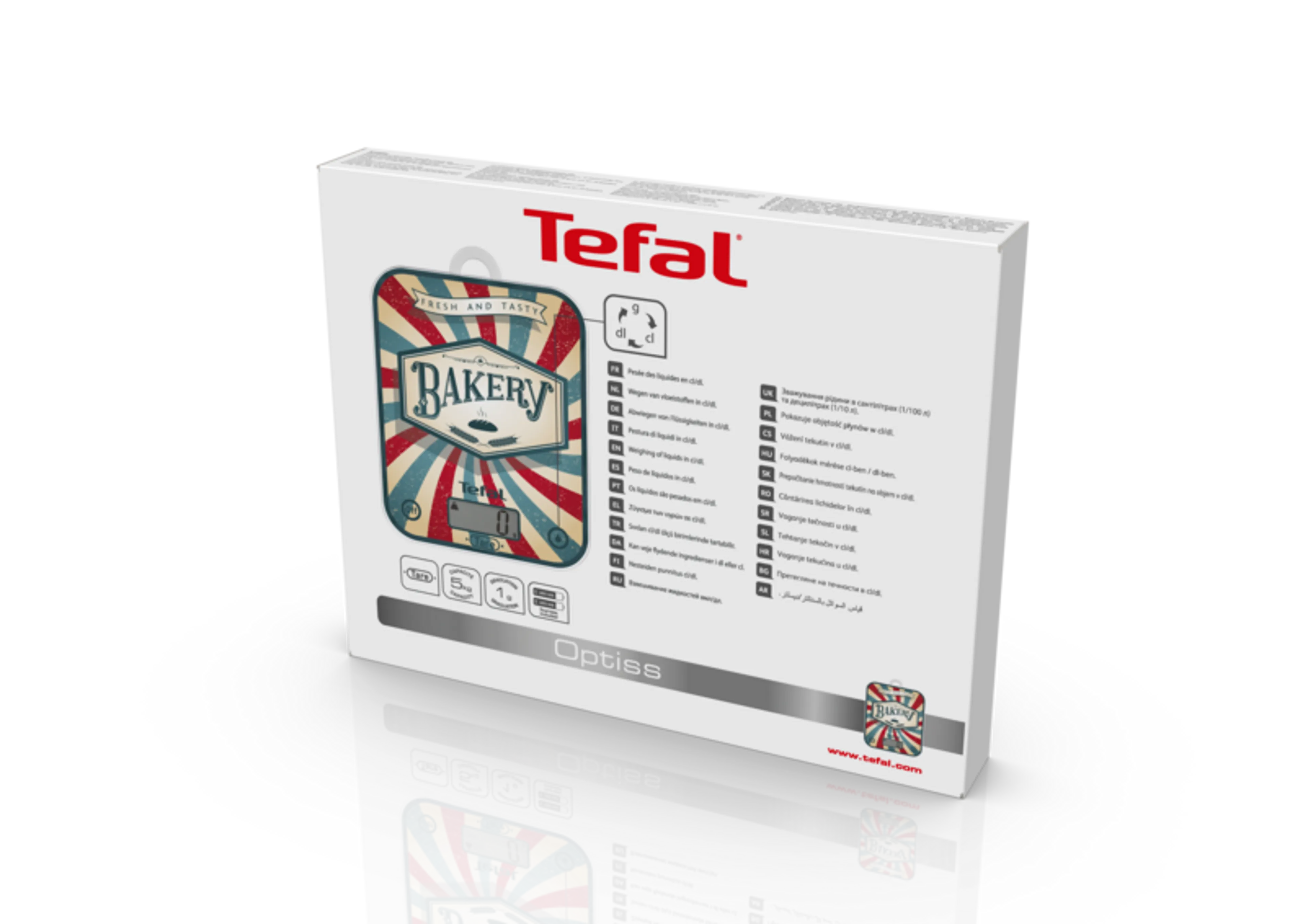 Кухонные весы Tefal Optiss Decor BC5102V2 купить в официальном магазине