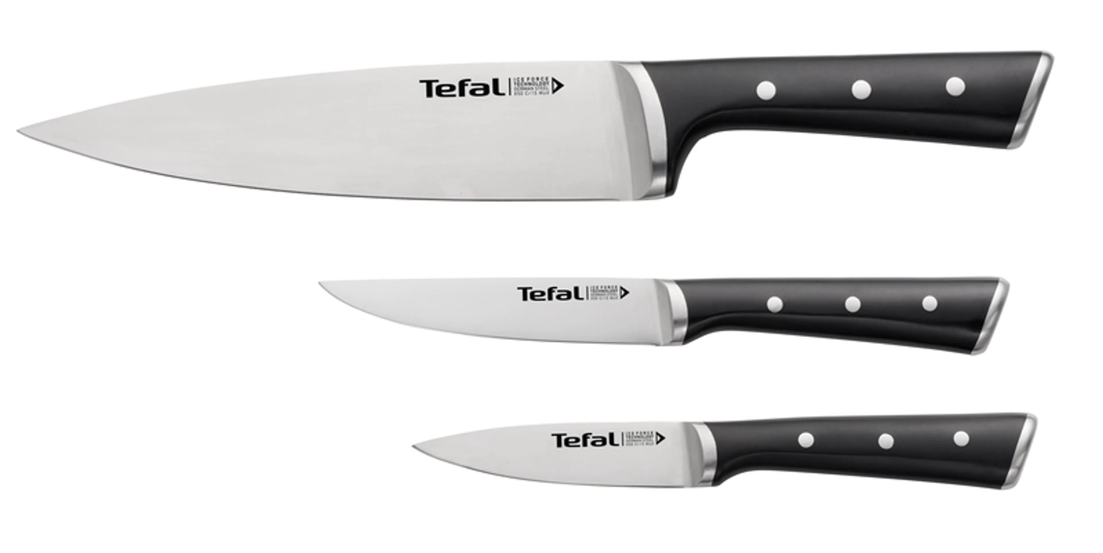 Набор ножей Tefal Ice Force 3 предмета K2323S74 фото