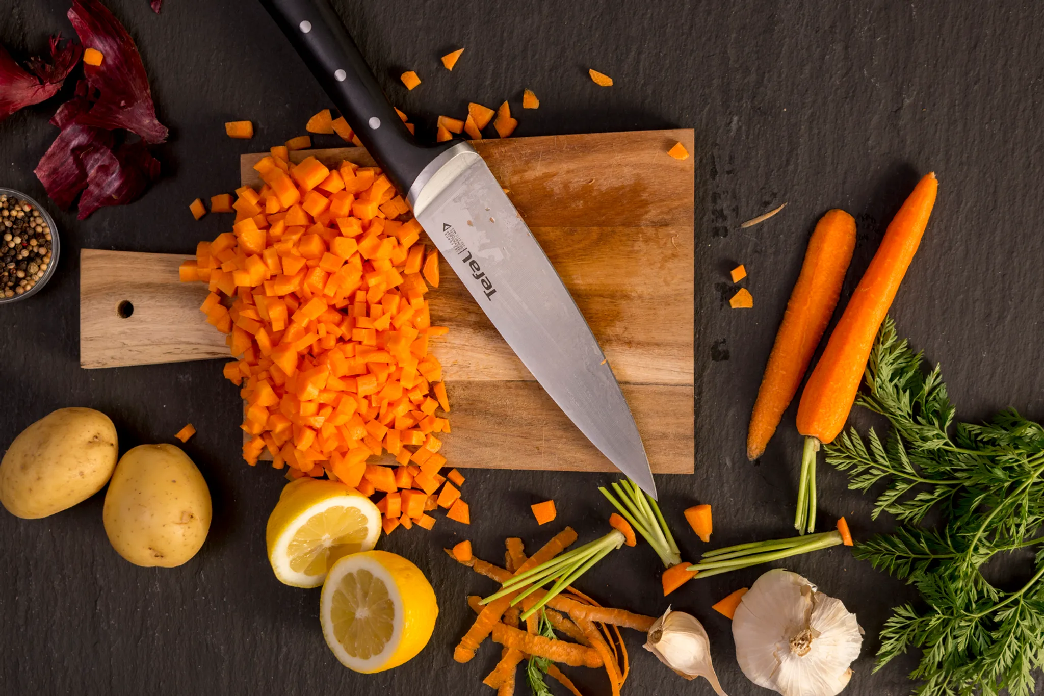 Набор ножей Tefal Ice Force 4 предмета K2324S74