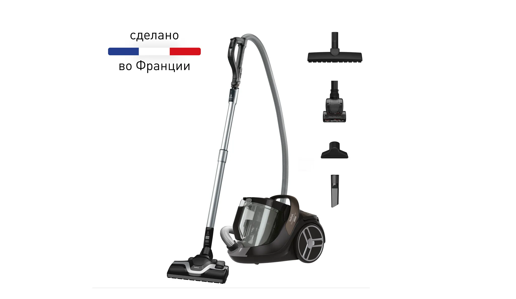 Пылесос с контейнером Tefal Silence Force Cyclonic TW7260EA