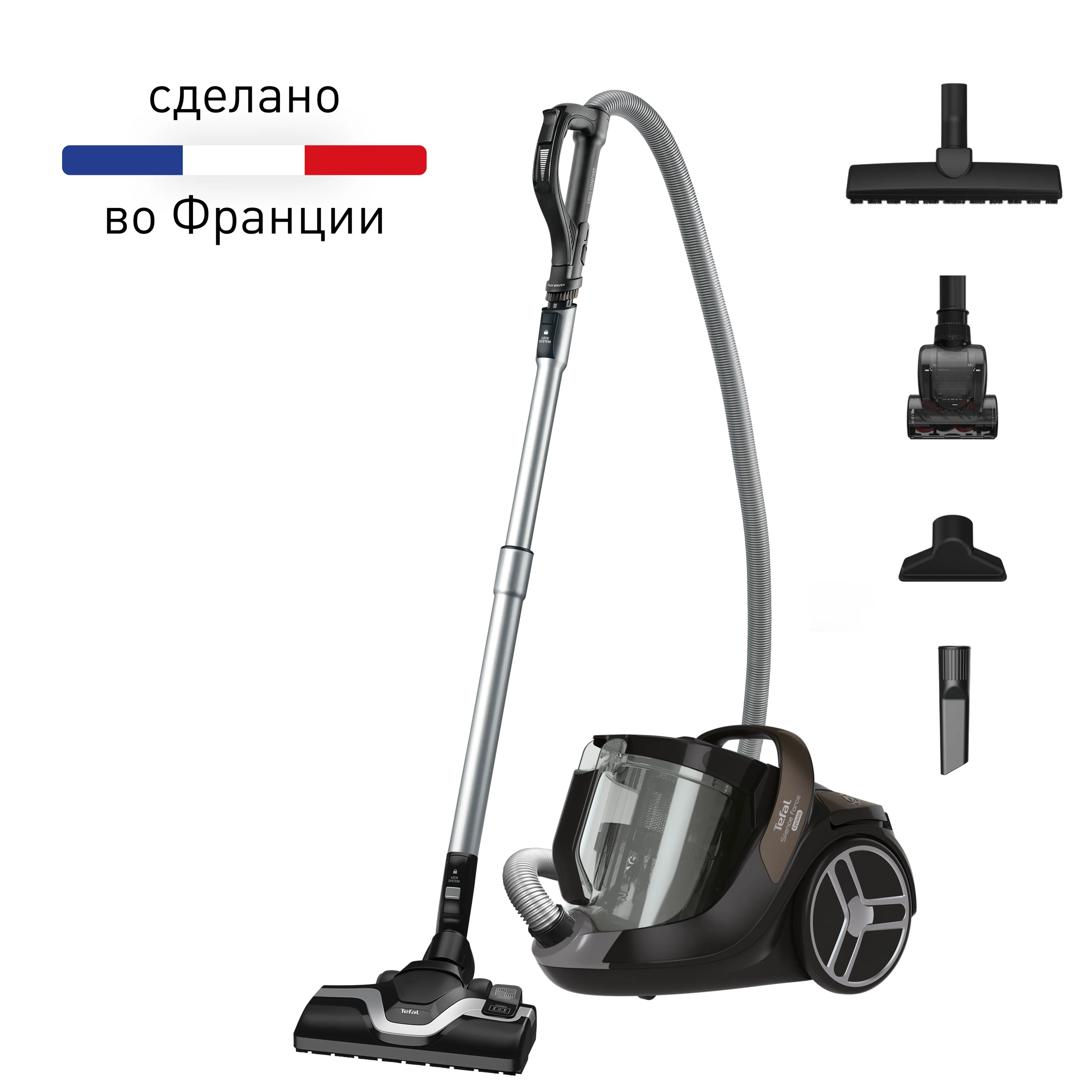 Пылесос с контейнером Tefal Silence Force Cyclonic TW7260EA фото