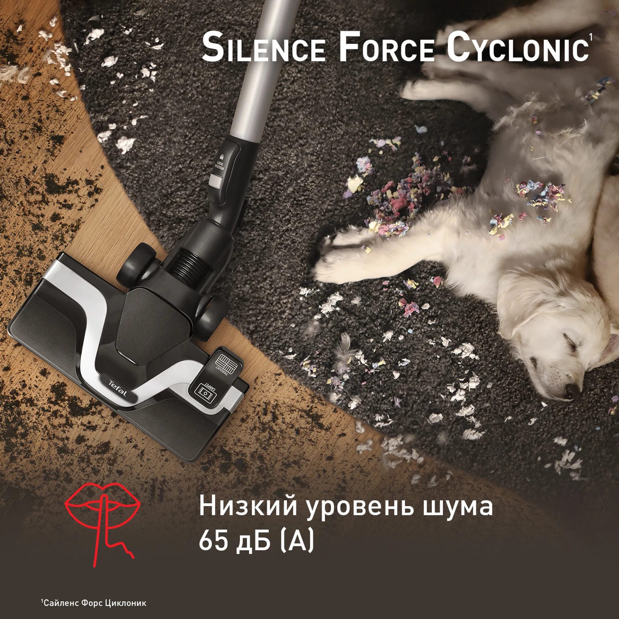 Пылесос с контейнером Tefal Silence Force Cyclonic TW7690EA