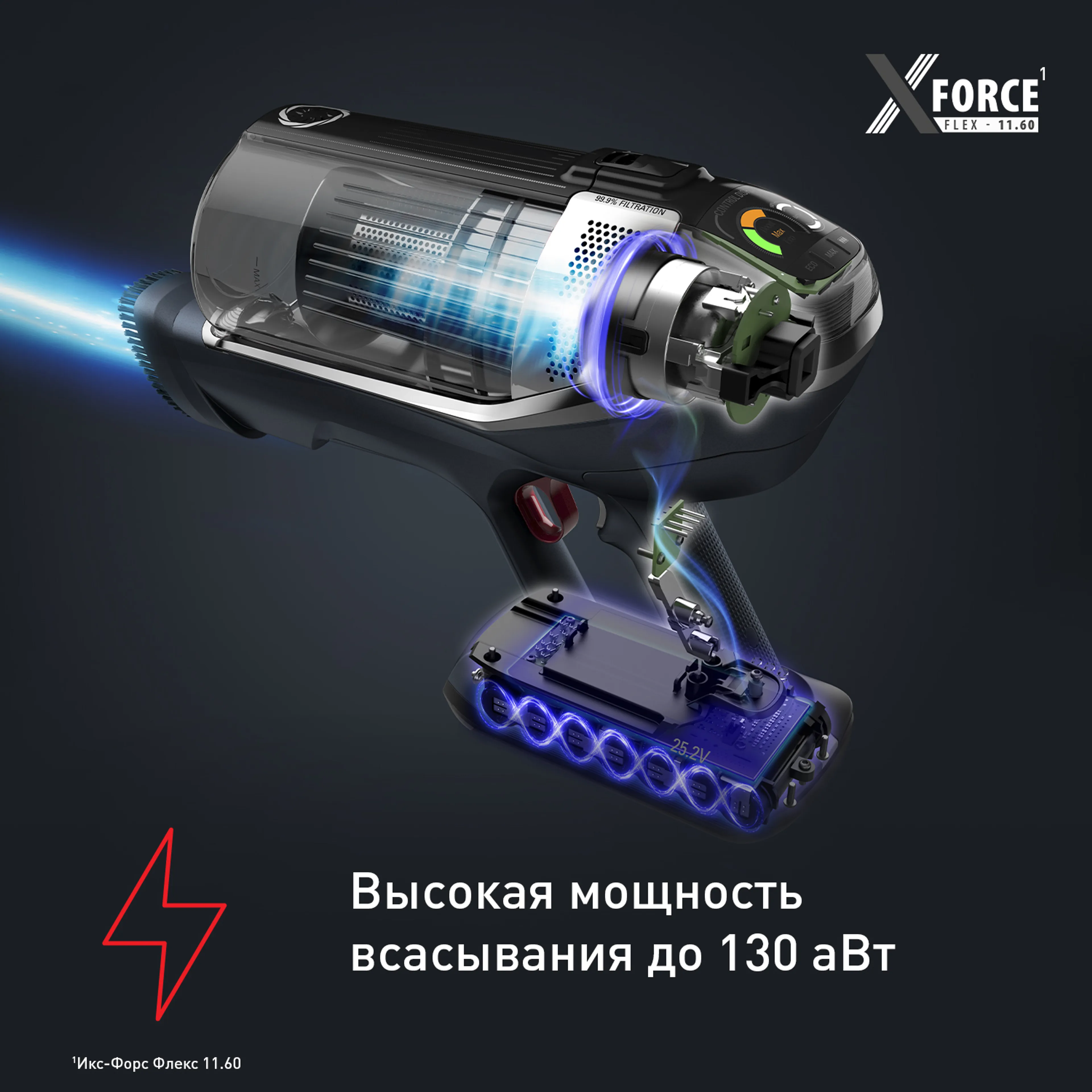 Беспроводной пылесос Tefal X-Force Flex 11.60 TY9890WO купить в официальном магазине