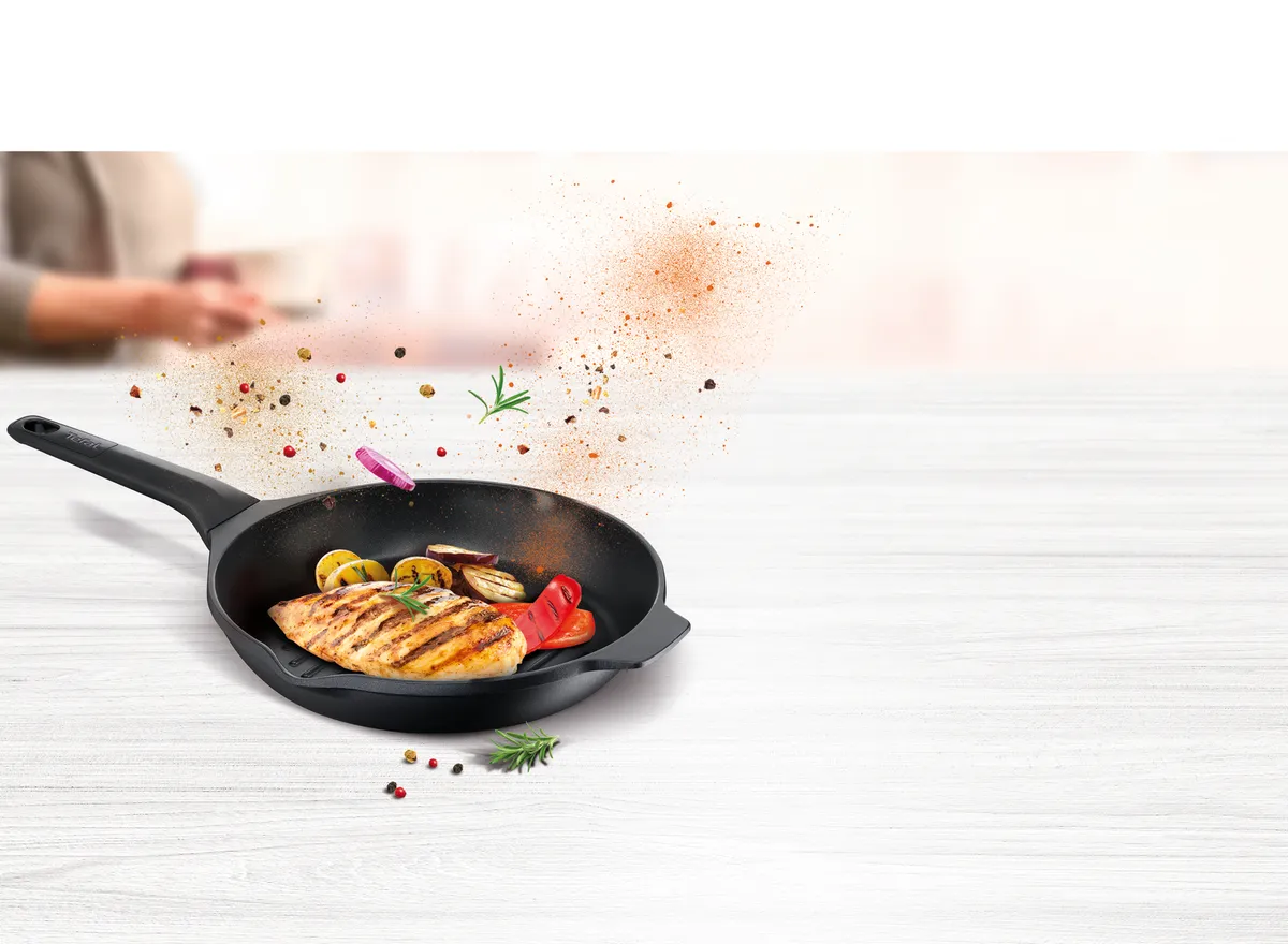 Сковорода-гриль круглая Tefal Delicio 26 см E2324074