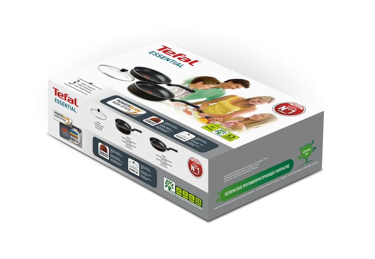 Набор сковород Tefal Essential 3 предмета 4/24см 04187810