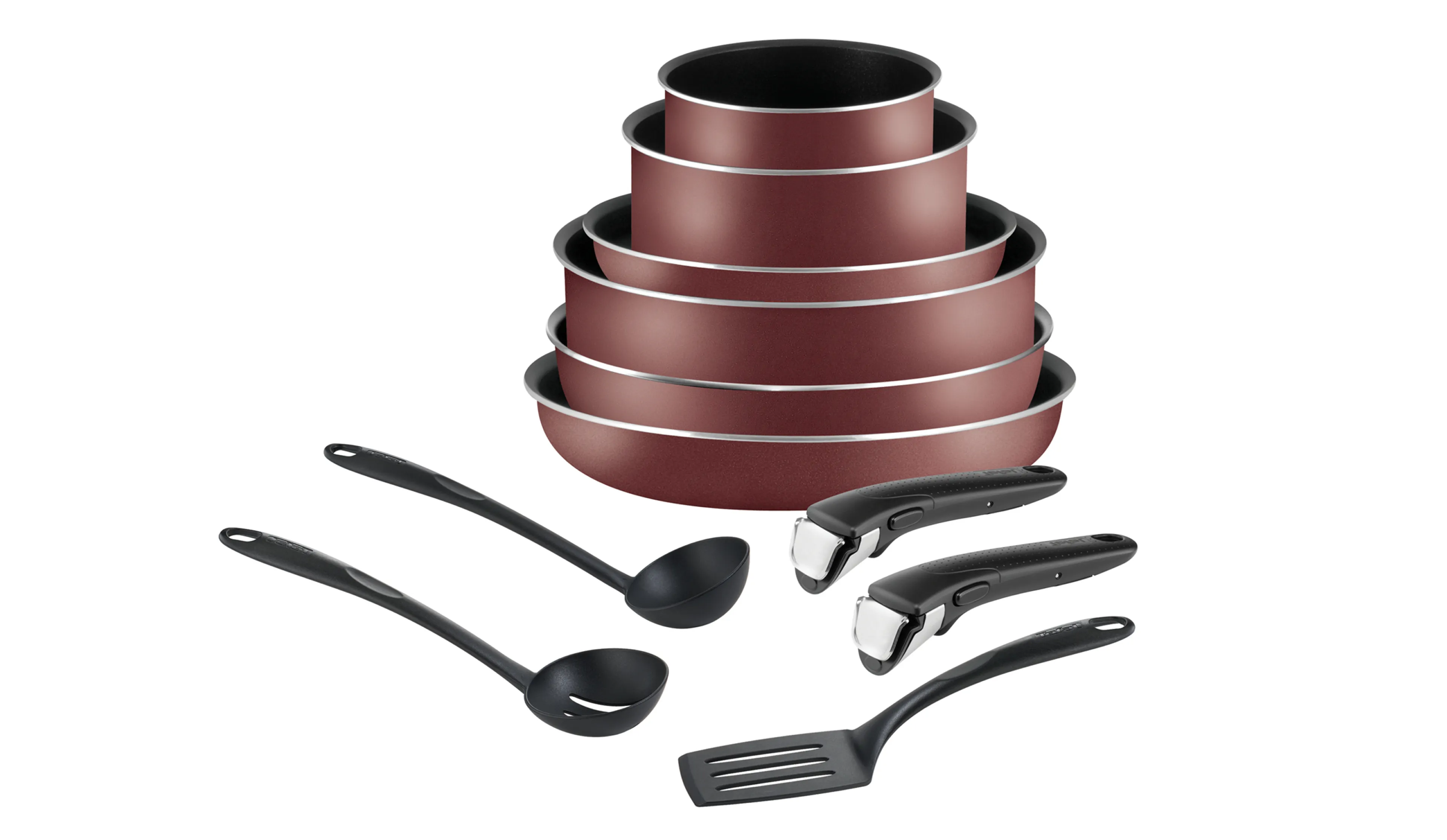 Набор посуды Tefal Ingenio Red 11 предметов 04186850