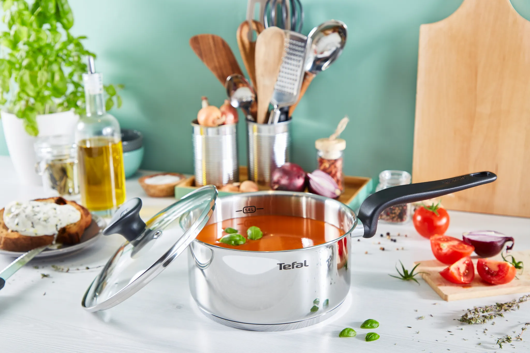 Ковш с крышкой Tefal Primary 16 см 1,5 л E3082274