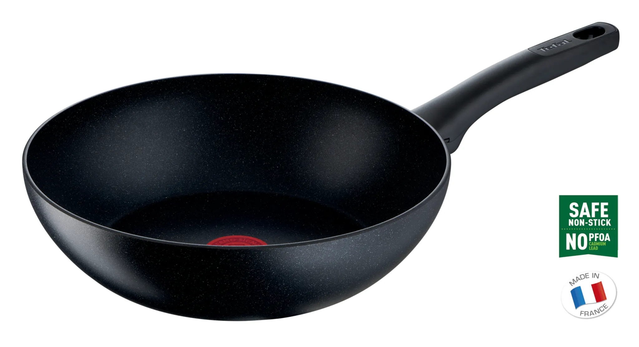 Индукционная сковорода-вок Tefal Black Stone Wok 28cм G2811972