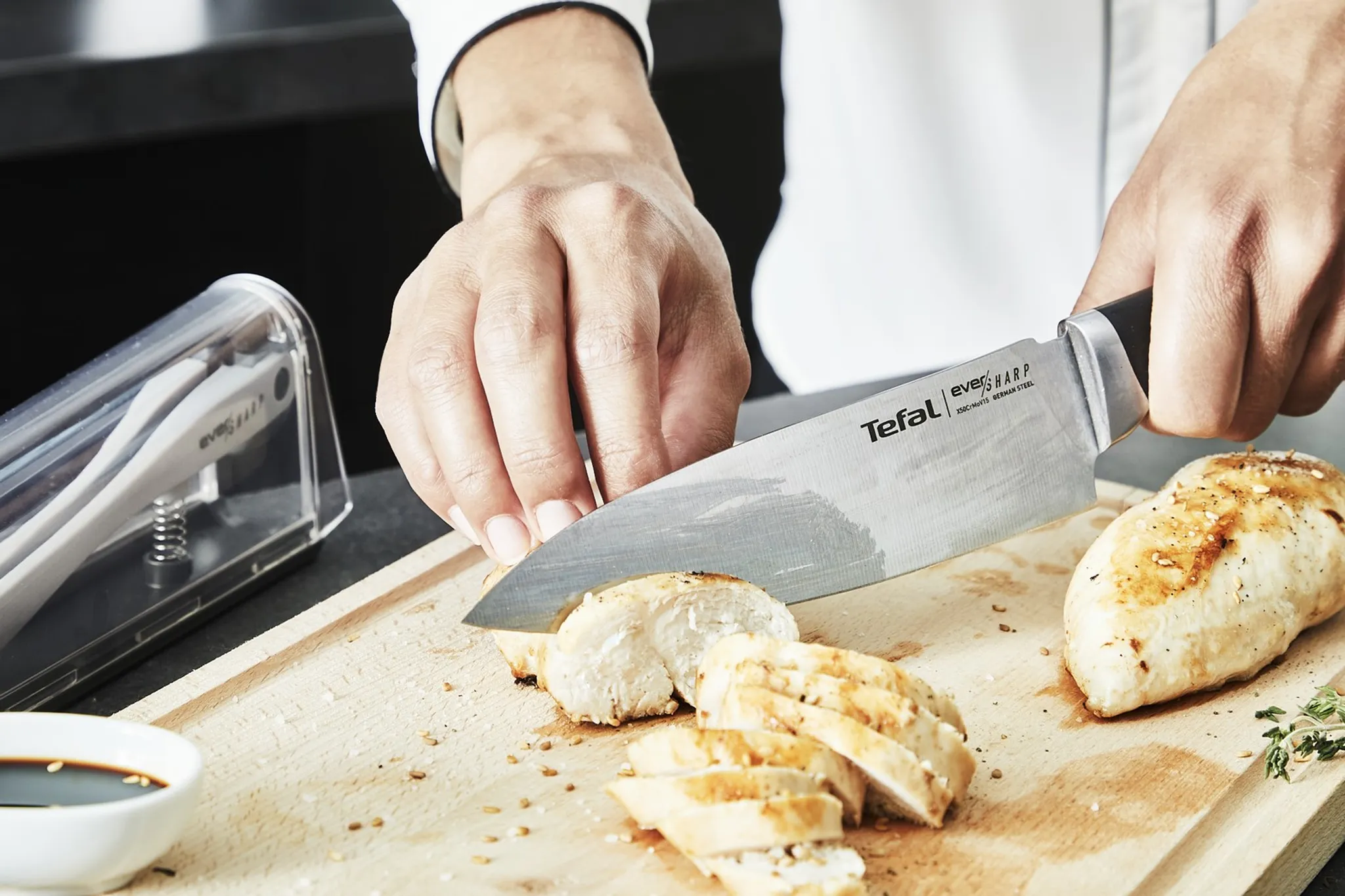 Поварской нож 16,5 см Tefal EverSharp K2569004