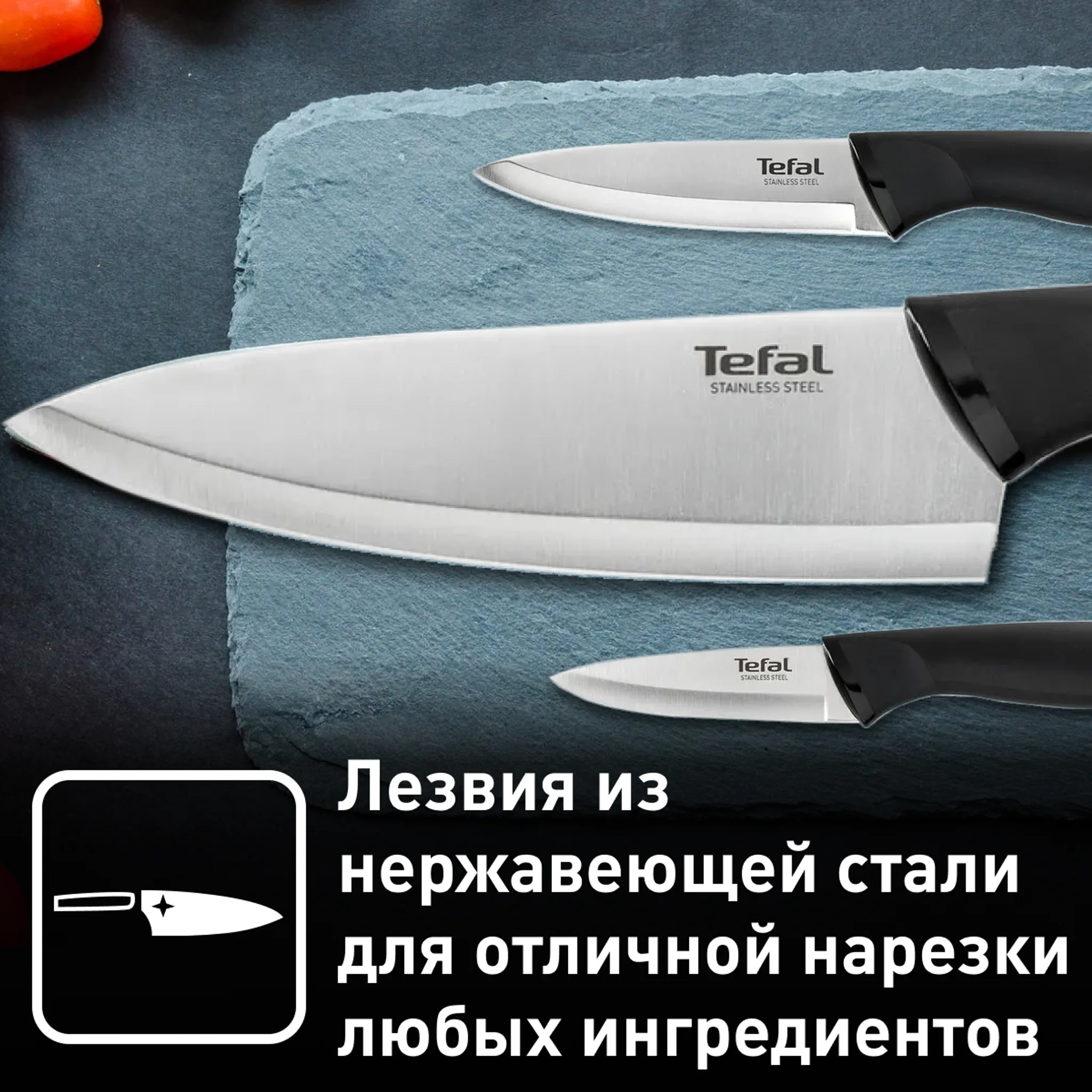 Набор ножей Tefal Сomfort K221S475 купить в официальном магазине