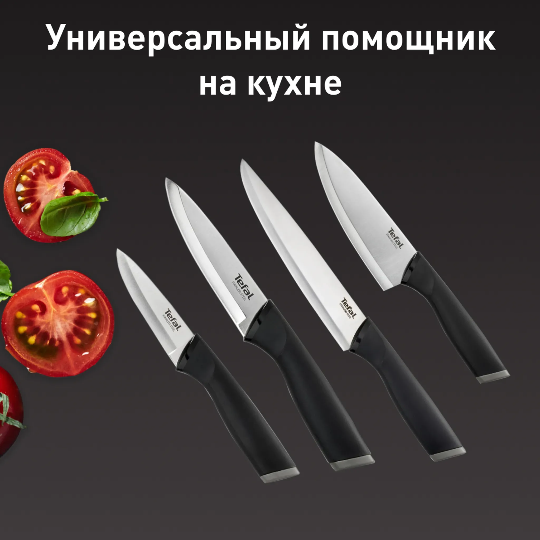 цена на Набор ножей Tefal Сomfort K221S475