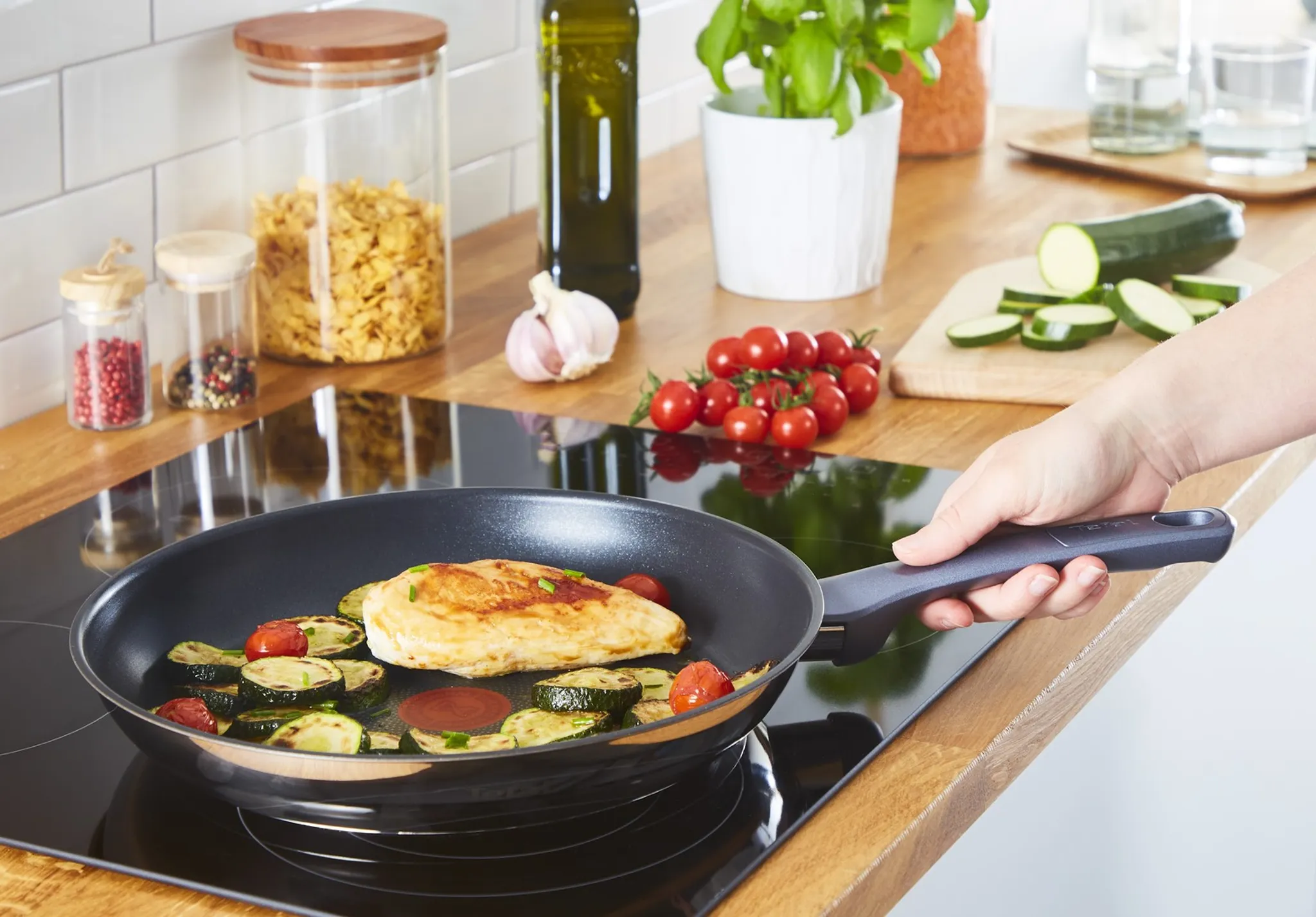 Индукционная сковорода Tefal Daily Cook 24 см G7300455