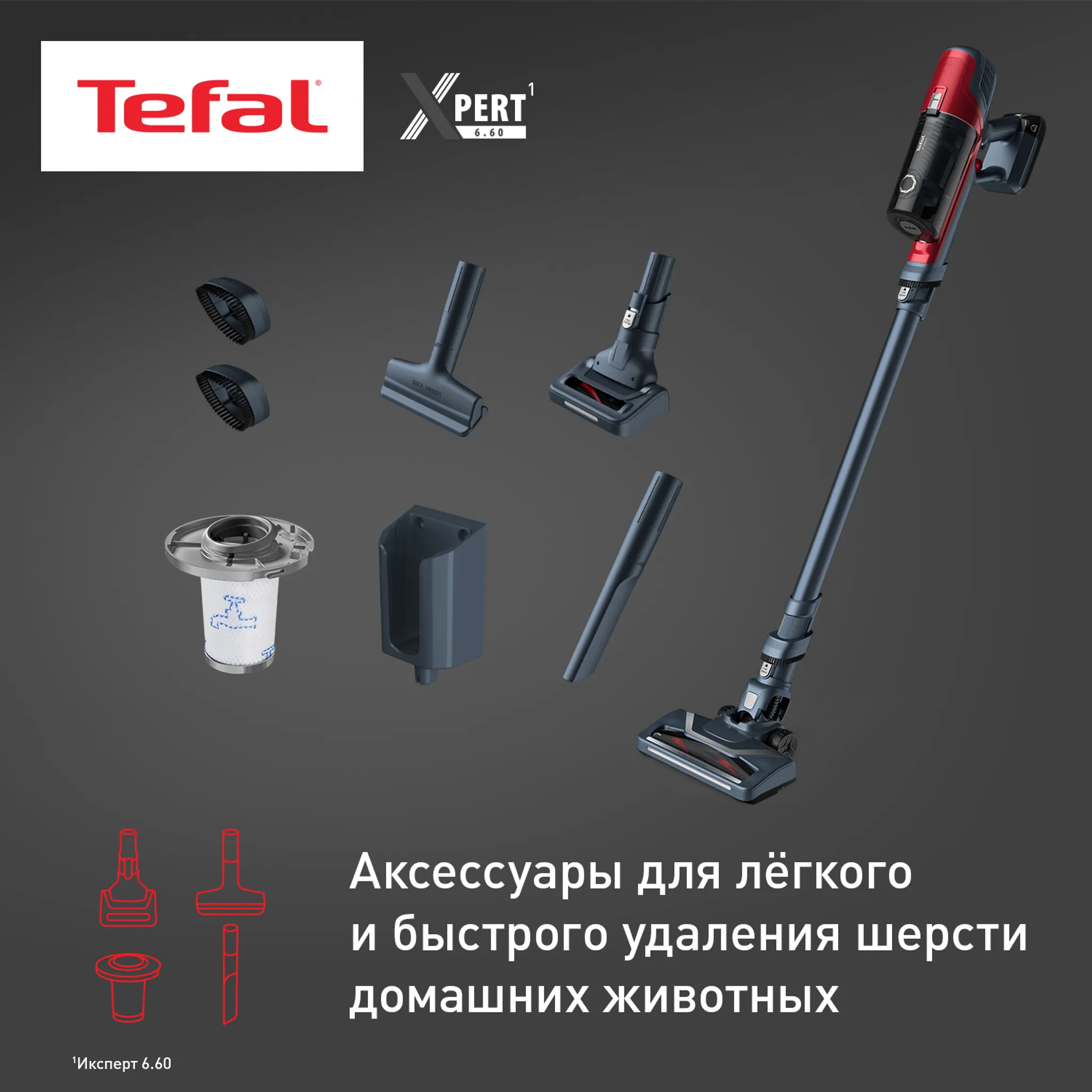 Беспроводной пылесос Tefal X-Pert 6.60 TY6878WO