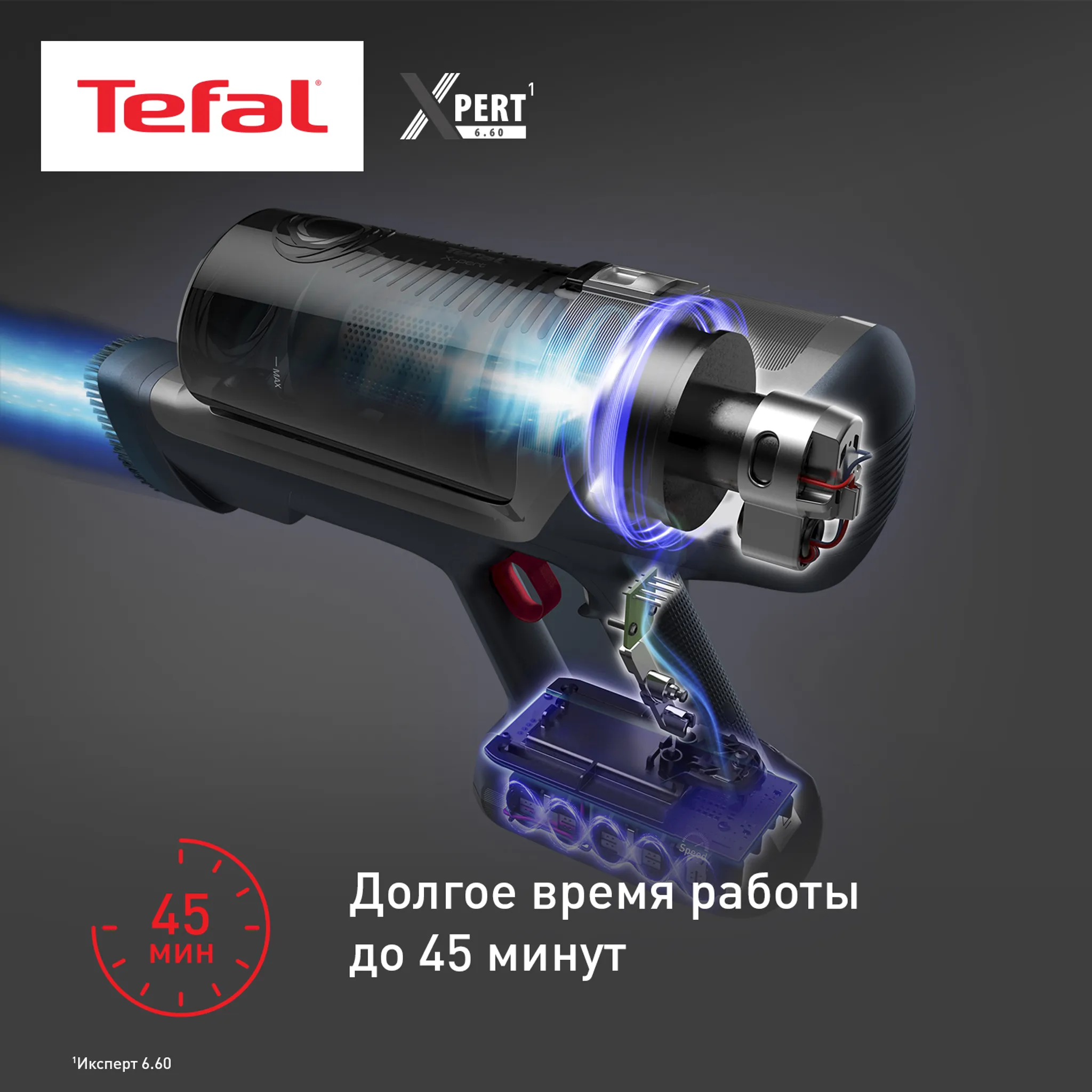 Беспроводной пылесос Tefal X-Pert 6.60 TY6878WO