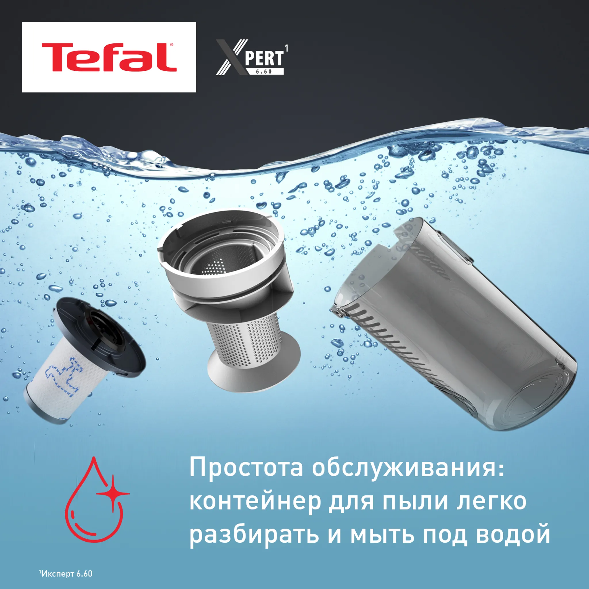 Беспроводной пылесос Tefal X-Pert 6.60 TY6837WO
