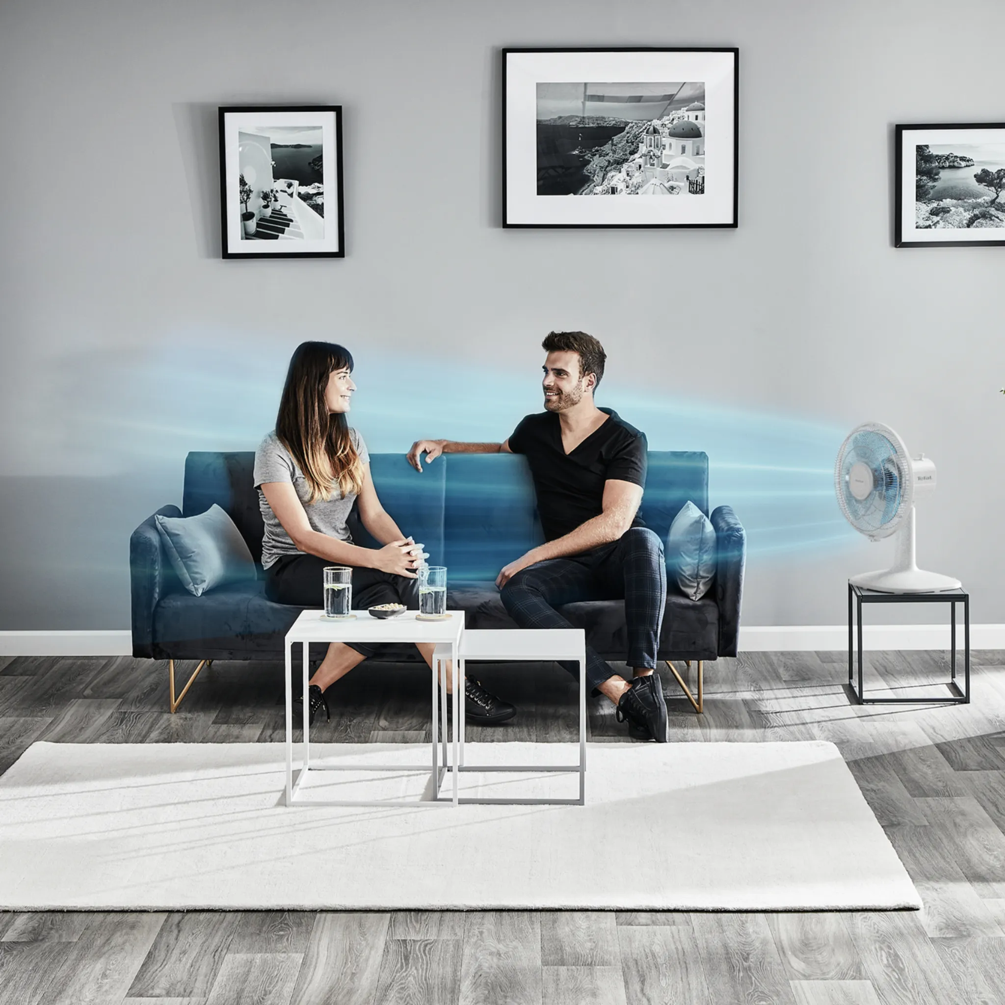 Настольный вентилятор Essential+ Tefal VF2330F2