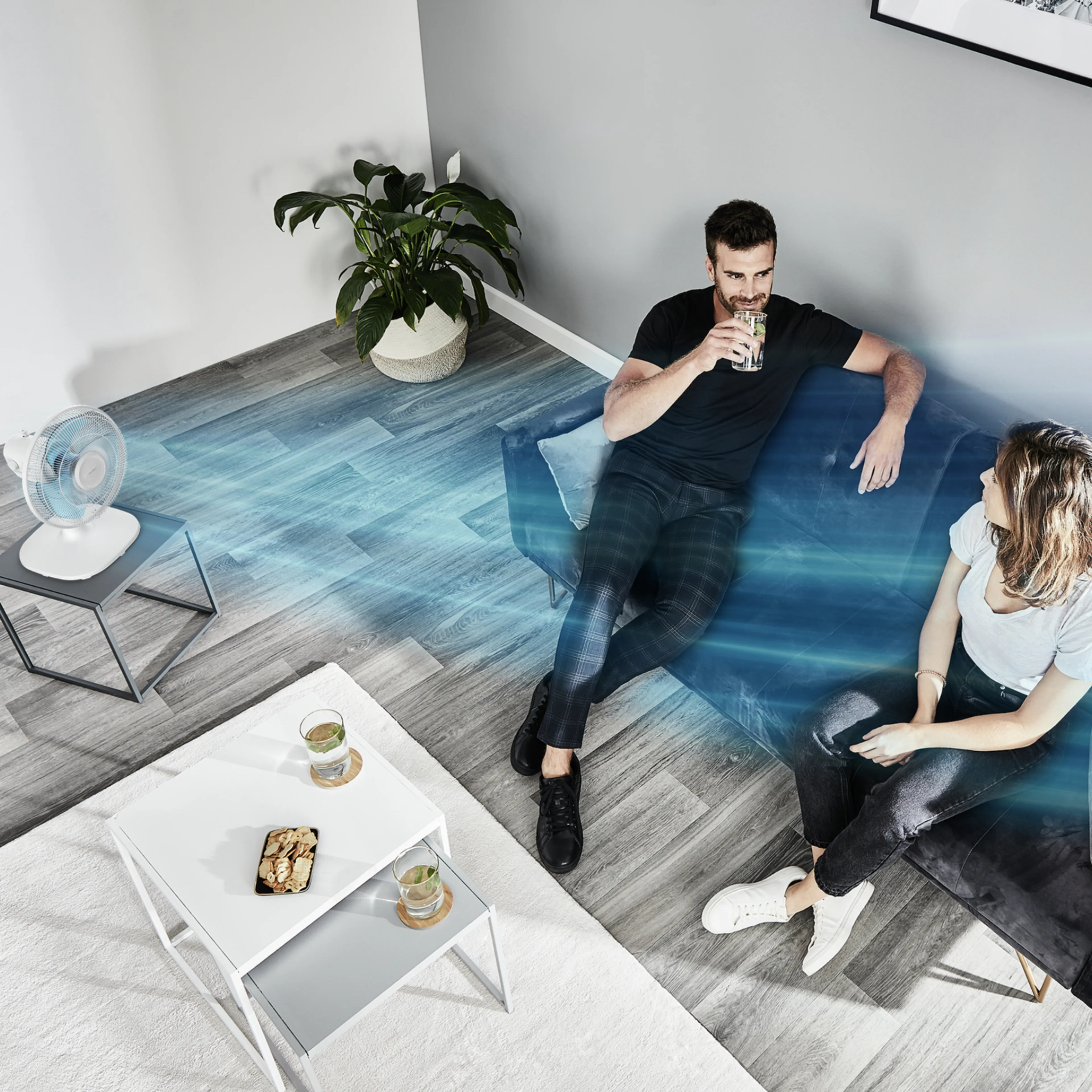 Настольный вентилятор Essential+ Tefal VF2330F2