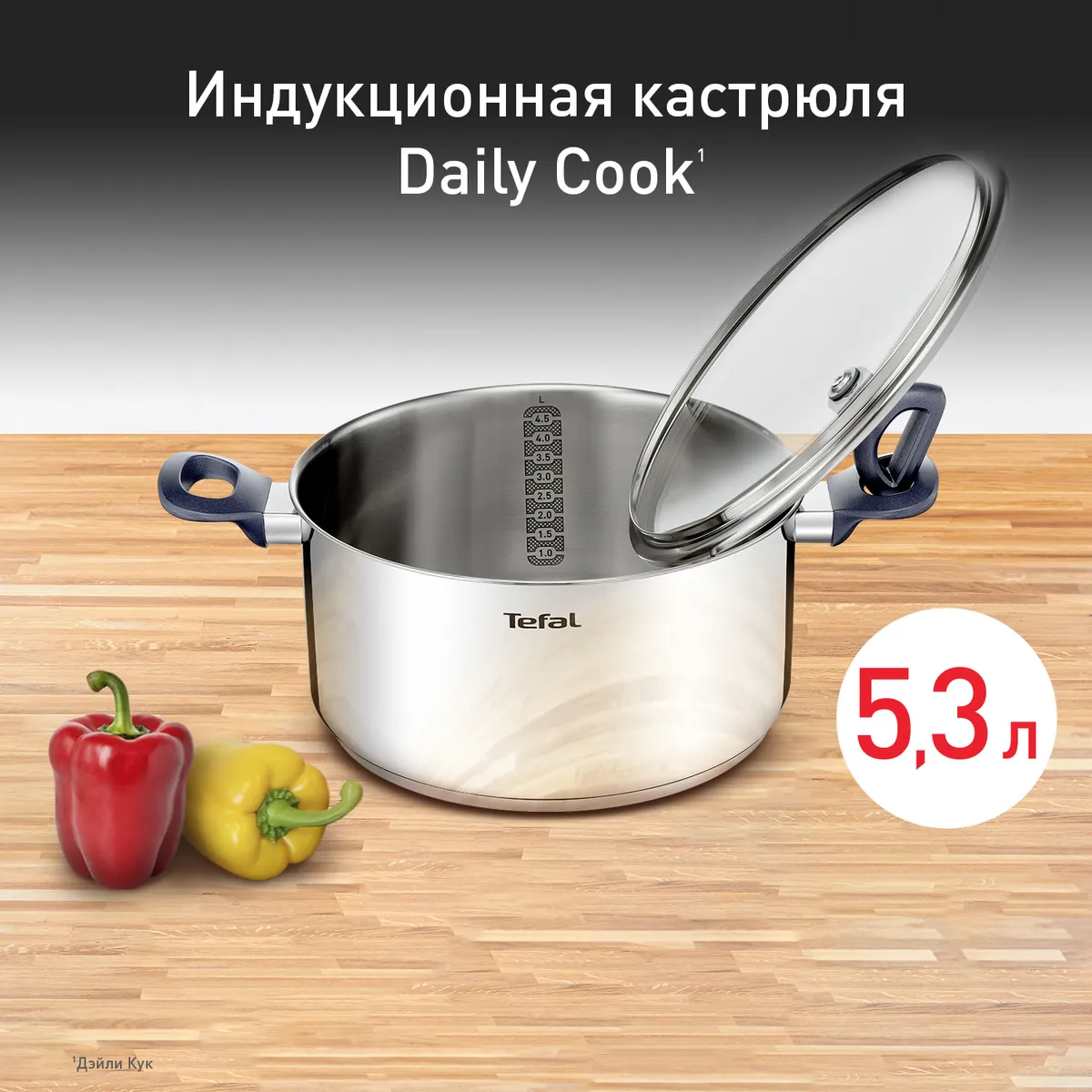 цена на Кастрюля с крышкой Tefal Daily Cook G7124645