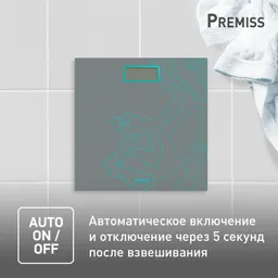 Напольные весы Tefal Premiss Maps Silver PP1435V0