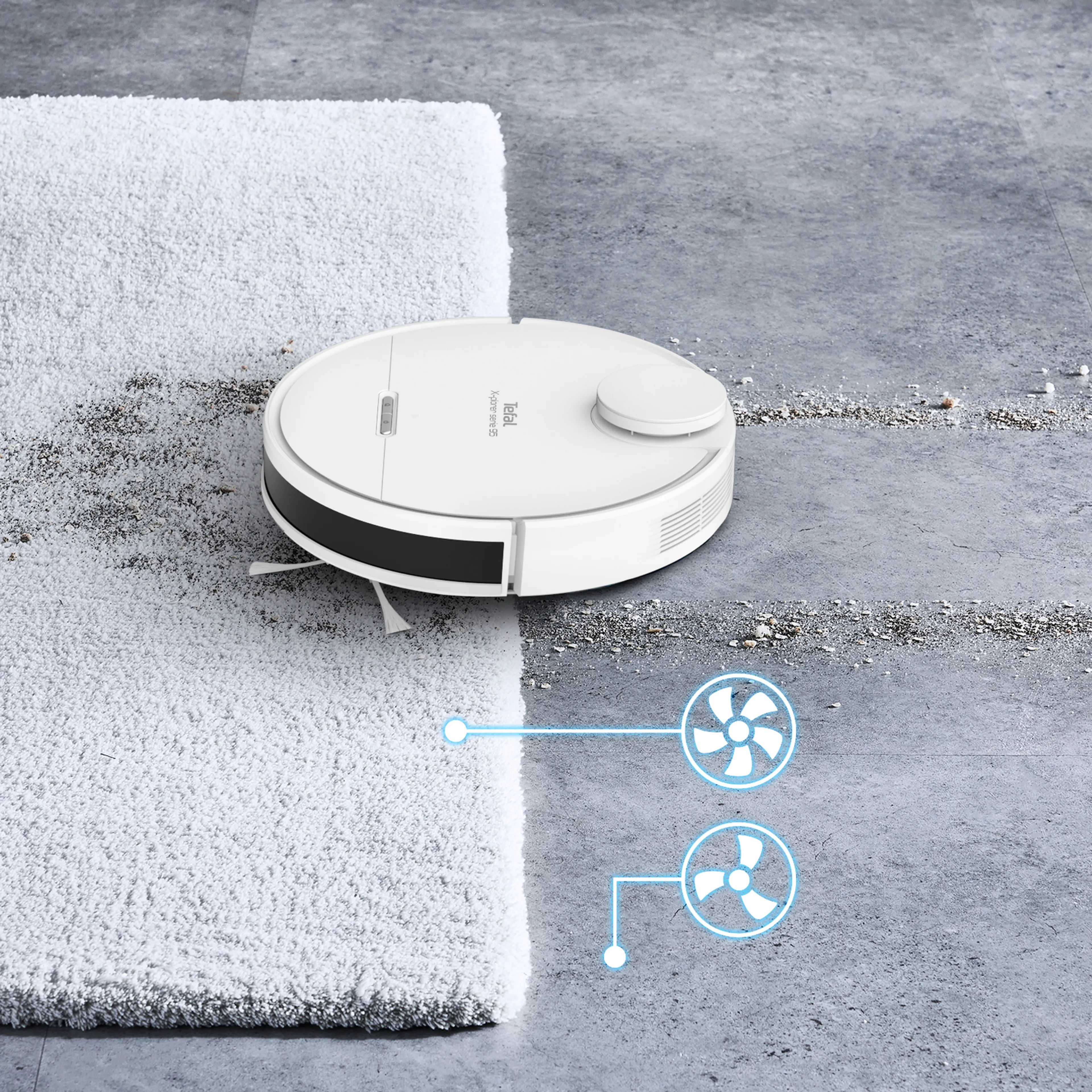 Робот-пылесос Tefal X-plorer Serie 95 White Total Care RG7987WH