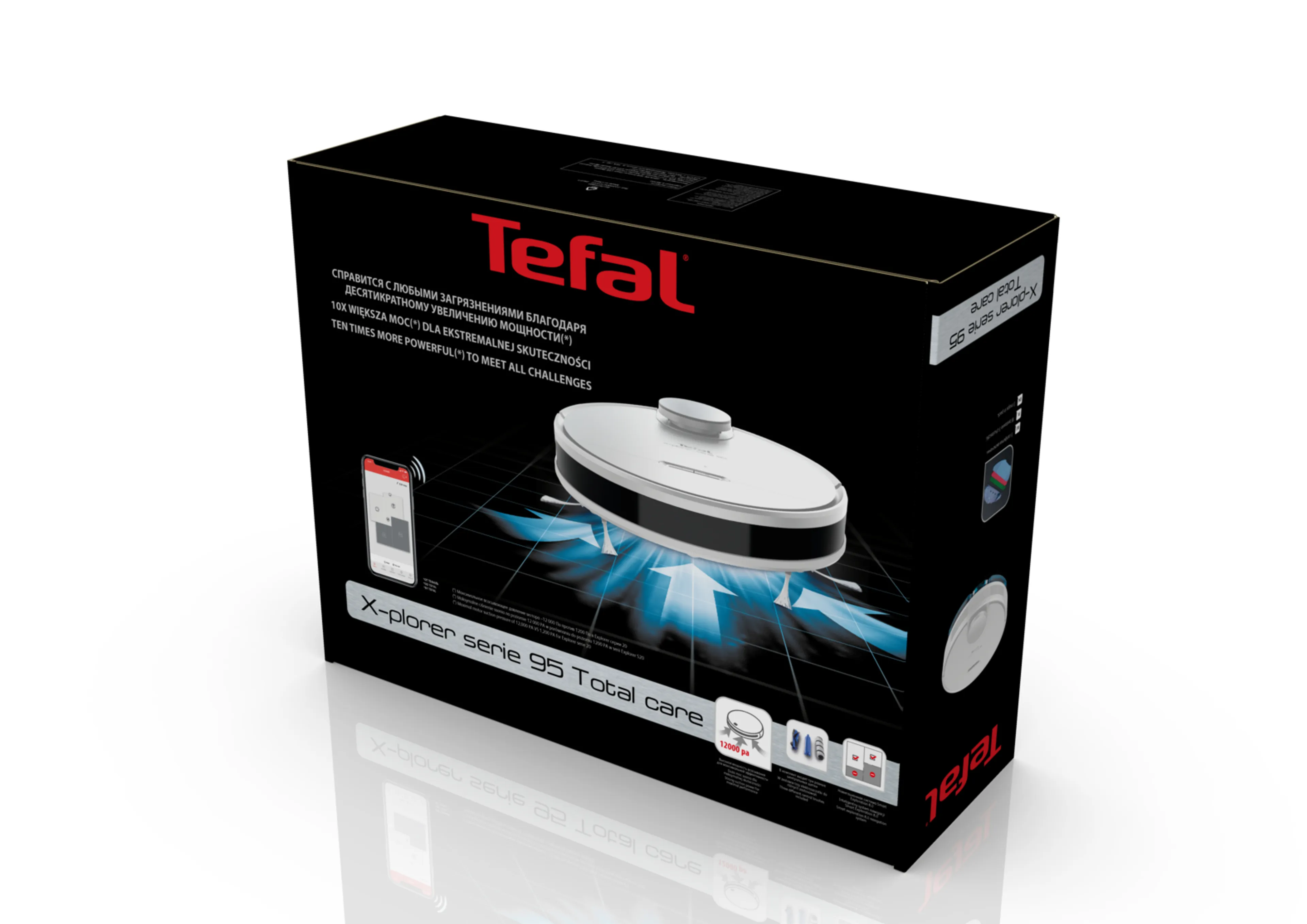 Робот-пылесос Tefal X-plorer Serie 95 White Total Care RG7987WH
