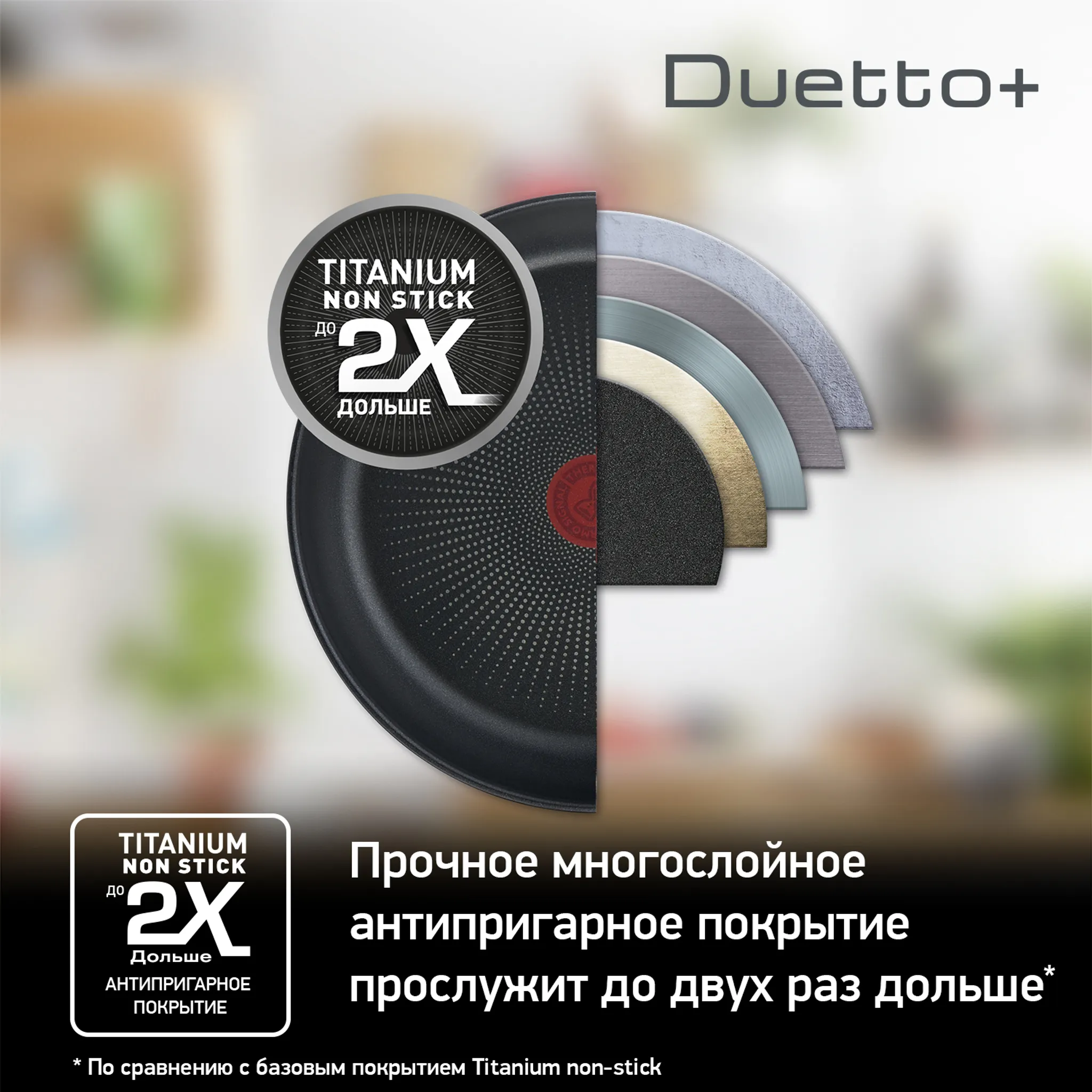 Набор посуды Tefal Duetto+ 8 предметов G732S855