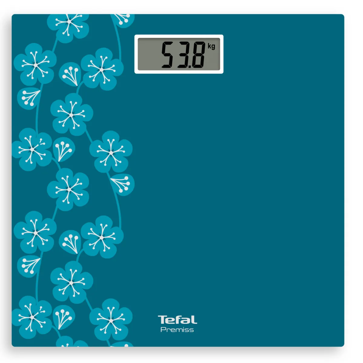 Напольные весы Tefal Premiss Blossom Blue PP1433V0 фото