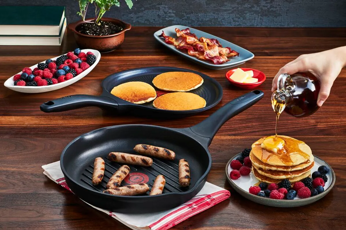 Сковорода-гриль круглая Tefal Supreme Gusto 26 см H1184074