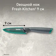 Нож для чистки овощей 9 см. Tefal Fresh Kitchen K1220604