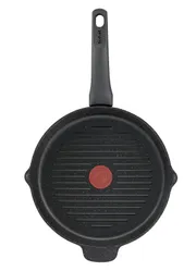 Сковорода-гриль круглая Tefal Black Stone 26 см E2434055