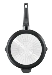 Сковорода-гриль круглая Tefal Black Stone 26 см E2434055