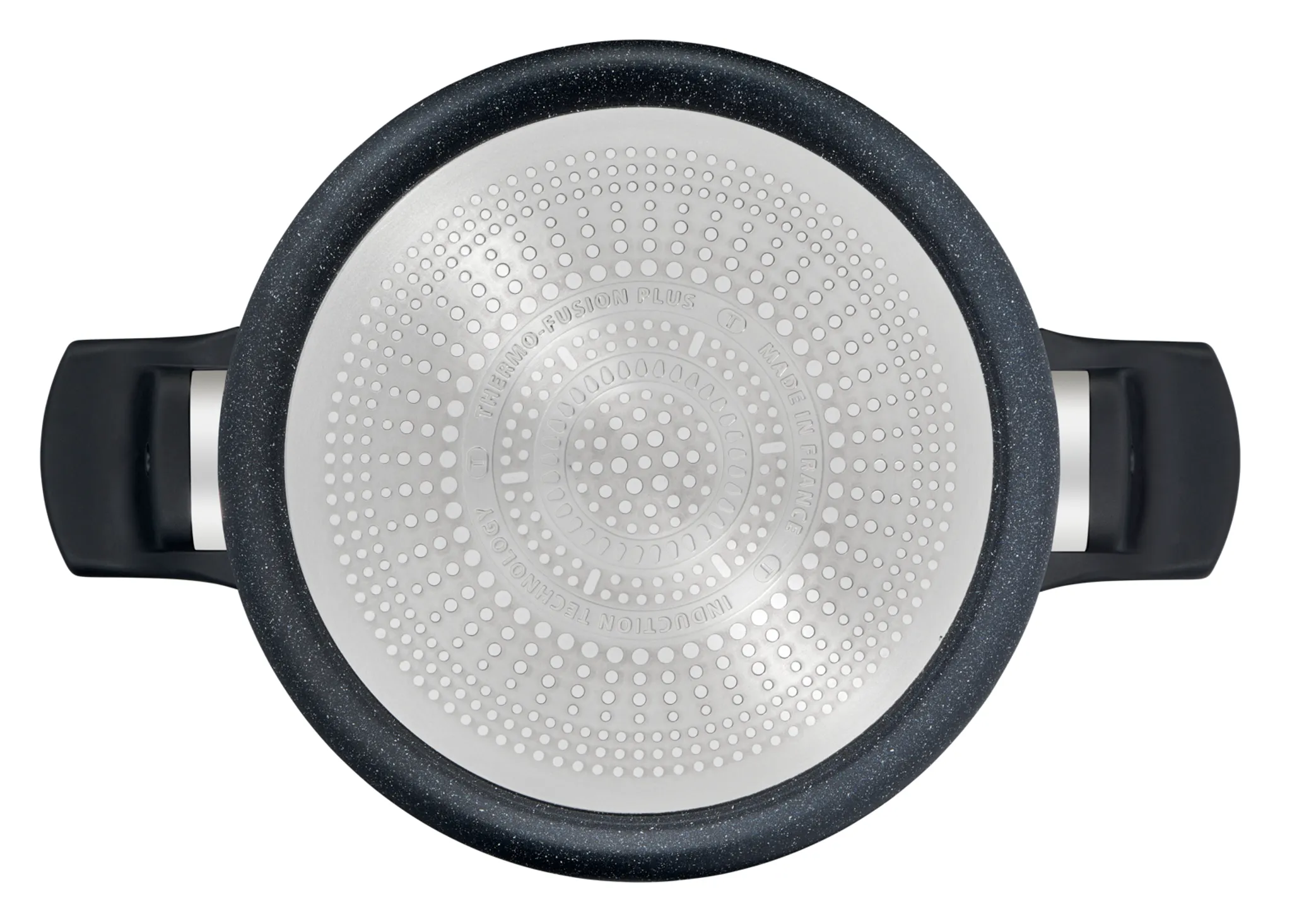 Кастрюля с крышкой Tefal Black Stone 5.2 л 24 см G2814602