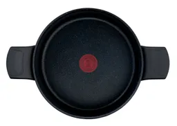Кастрюля с крышкой Tefal Black Stone 5.2 л 24 см G2814602