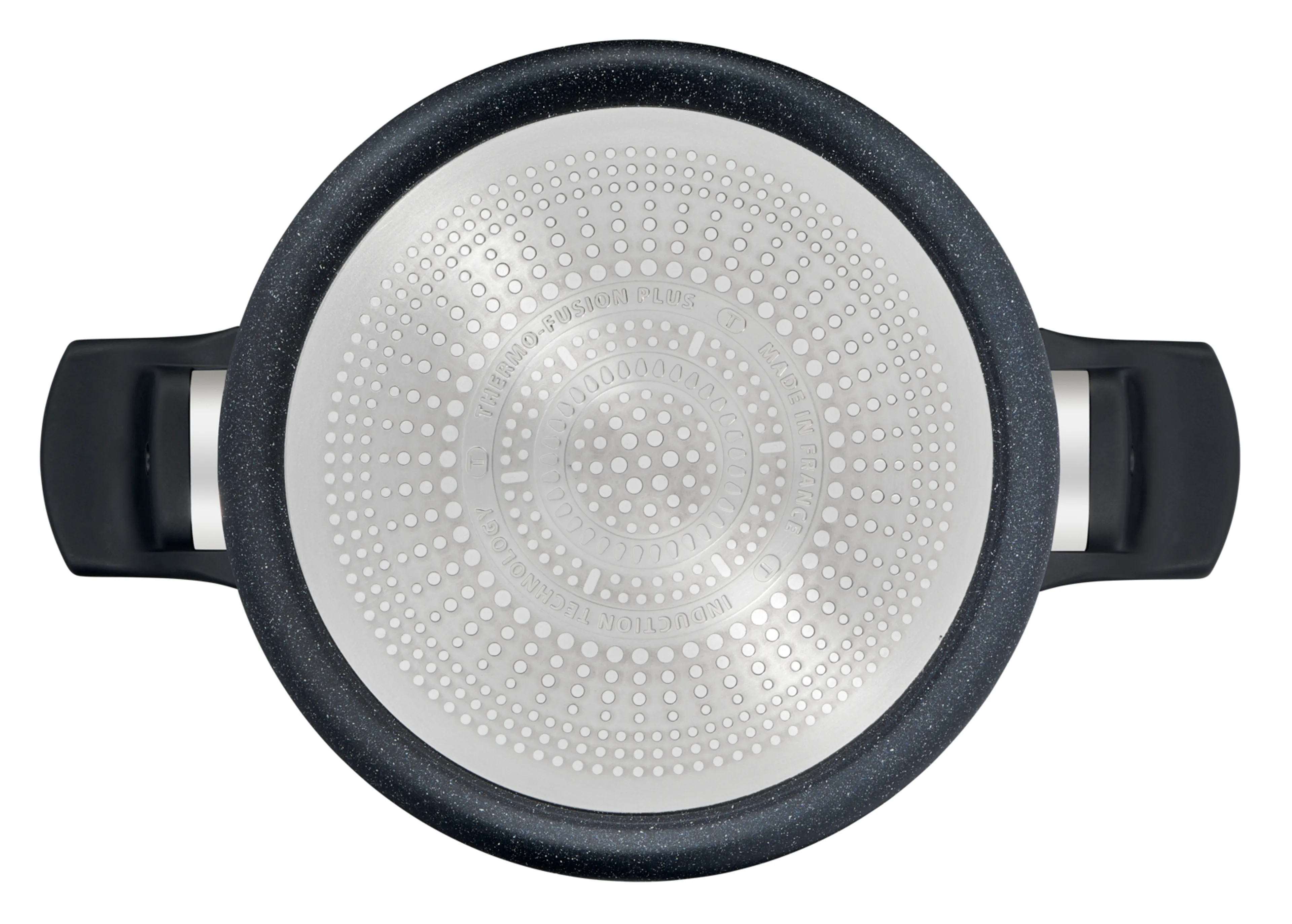 Кастрюля с крышкой Tefal Black Stone 5.2 л 24 см G2814602