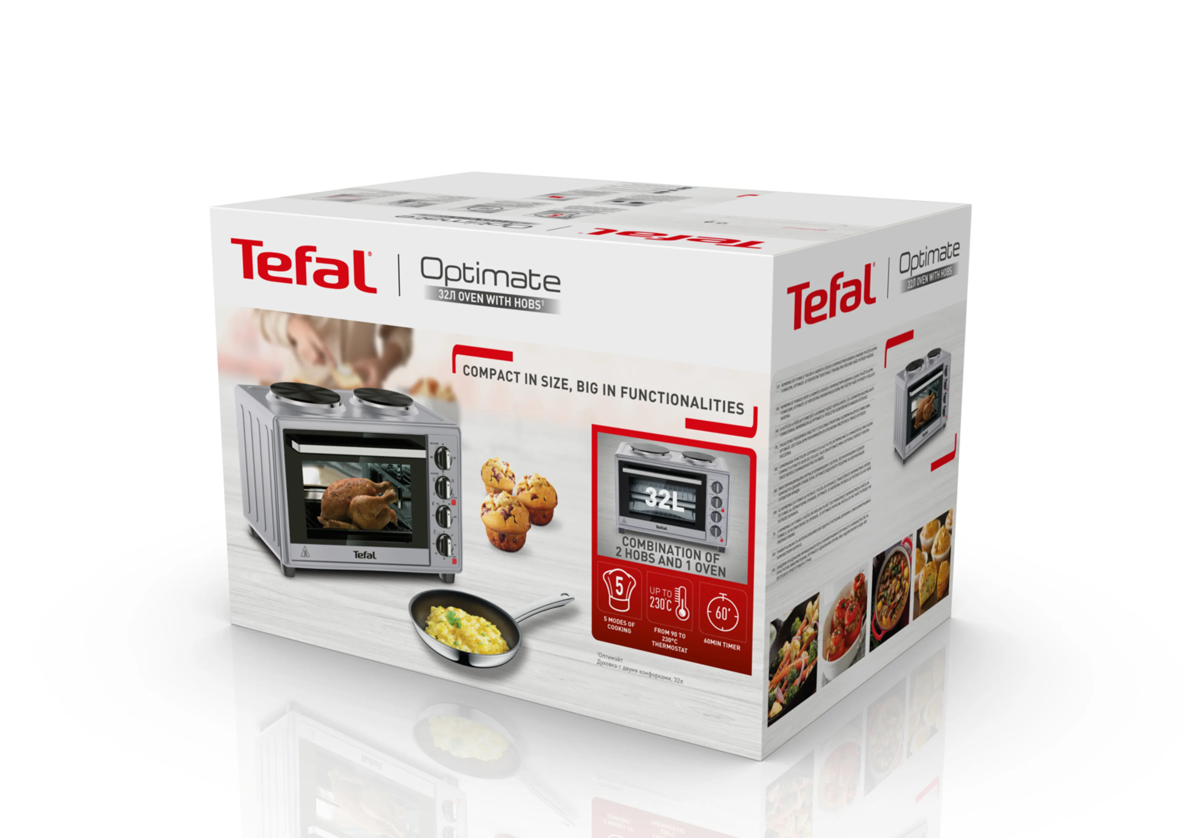 Мини-печь Tefal Optimate OF463D30