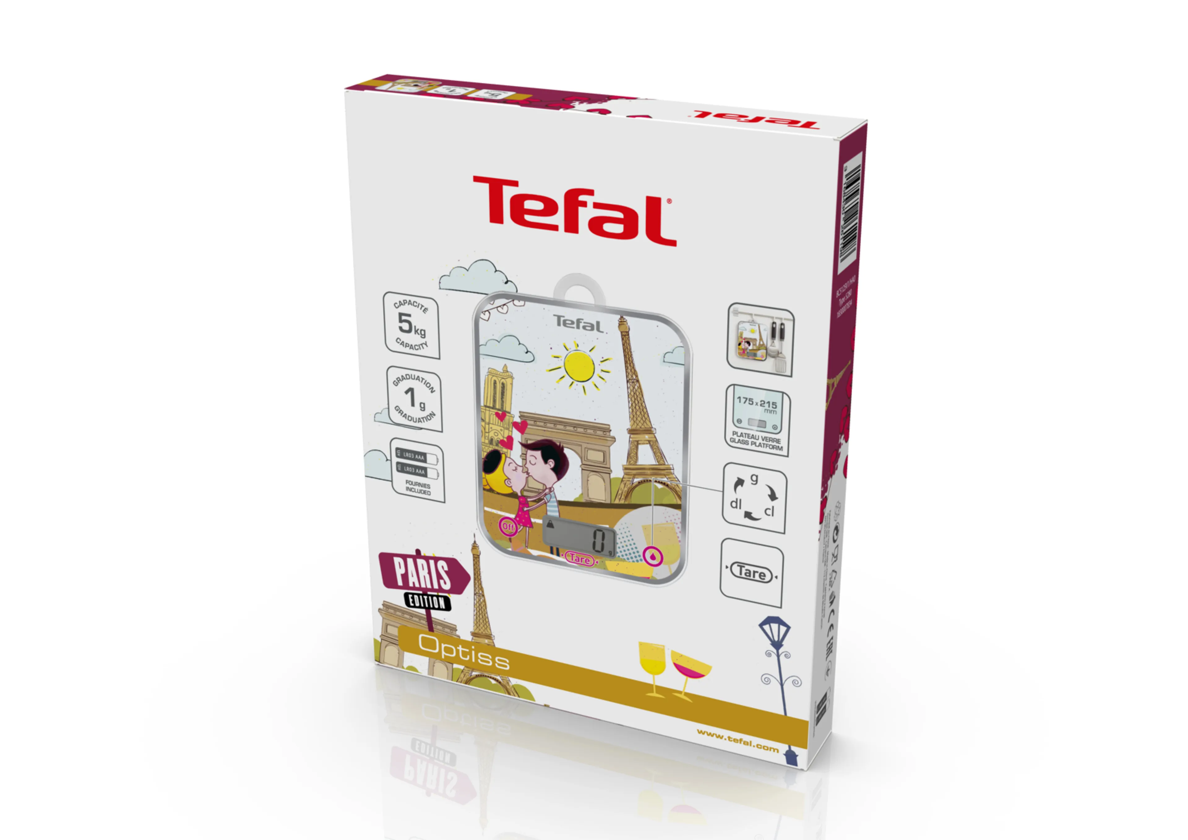 Кухонные весы Tefal Optiss BC5125V1 купить в официальном магазине