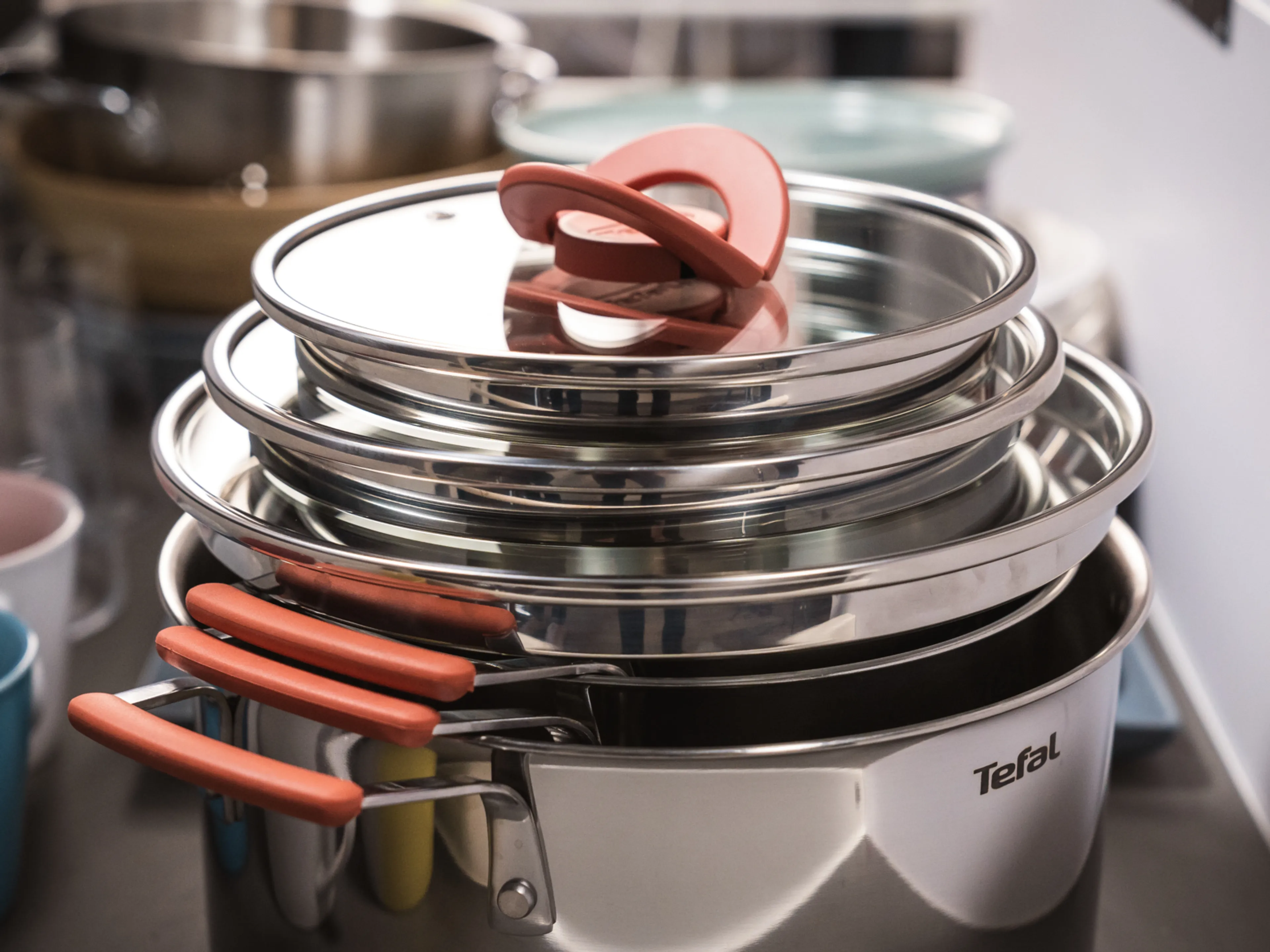 цена на Набор посуды Tefal Opti Space 13 предметов G721SD74