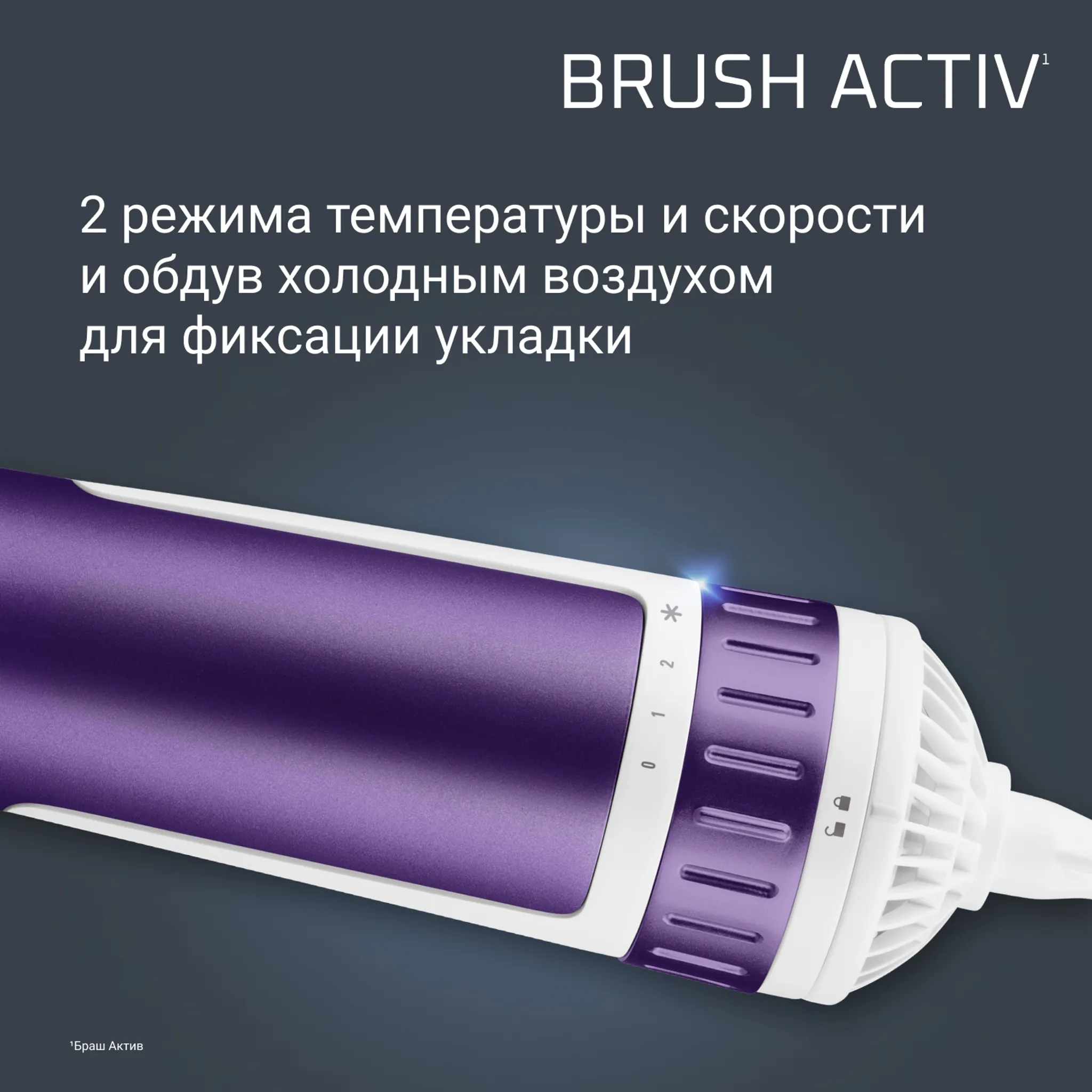 Фен-щетка Rowenta Brush Activ Volume&Shine