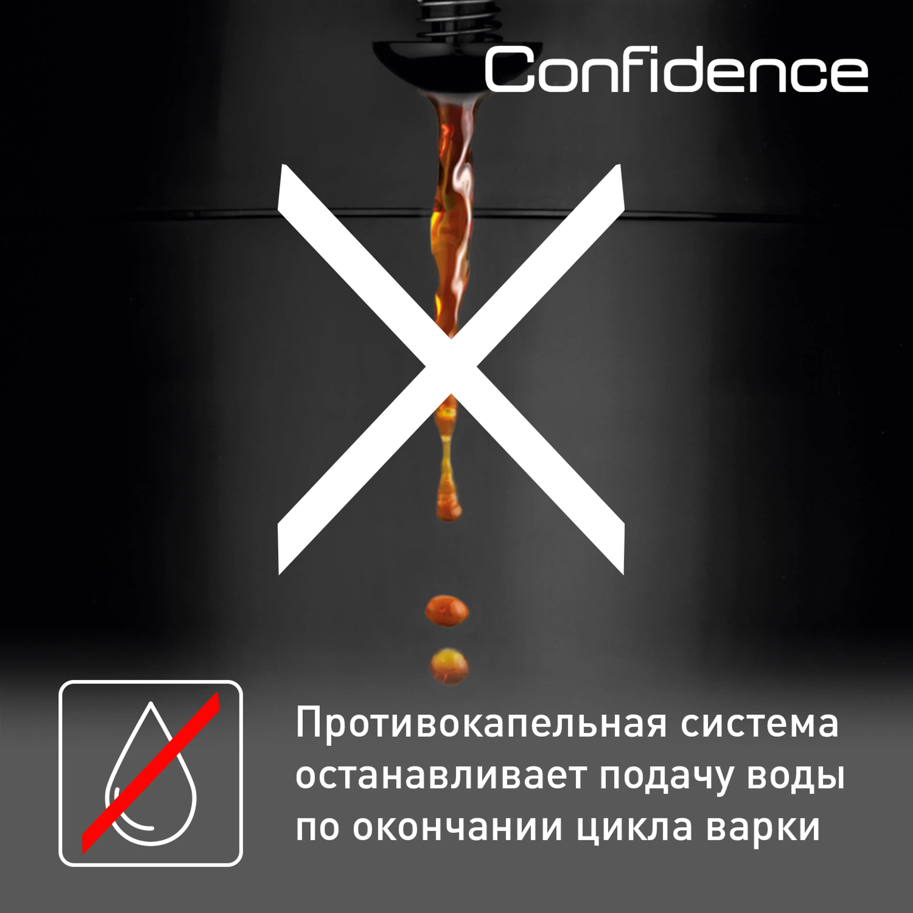 Кофеварка капельная Tefal Confidence CM361838