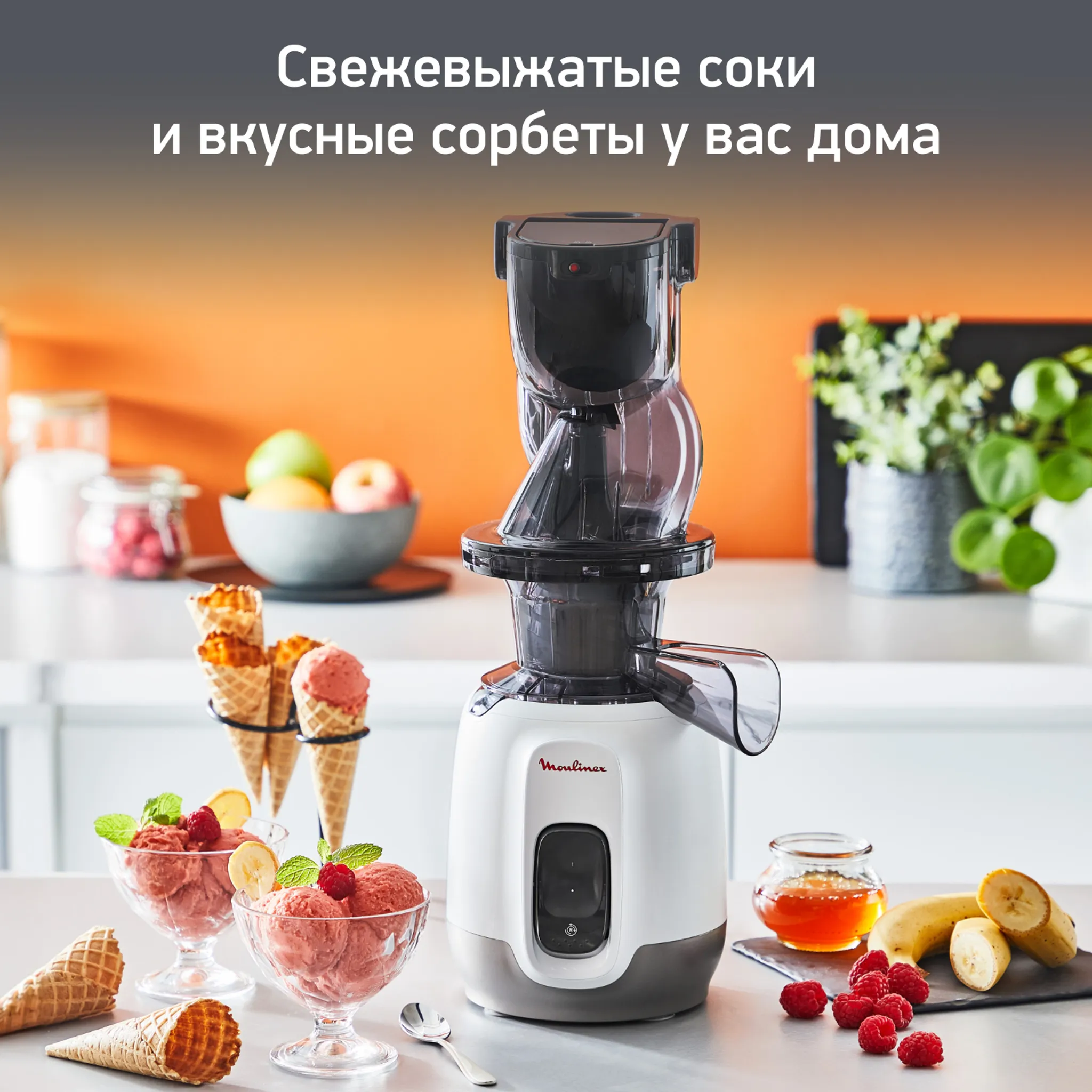 Соковыжималка шнековая Moulinex Ultra Juice