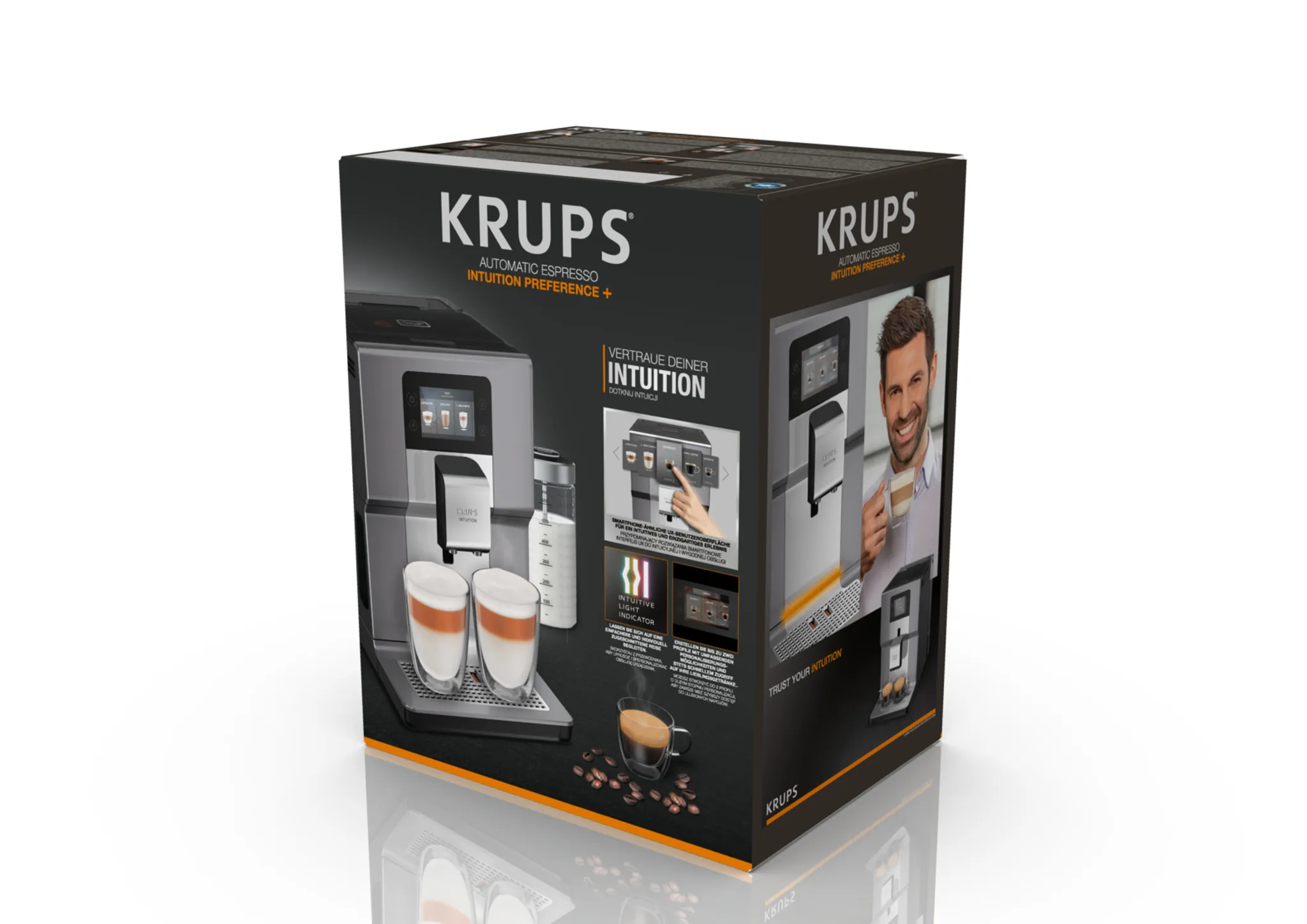 Автоматическая кофемашина KRUPS Intuition Preference+