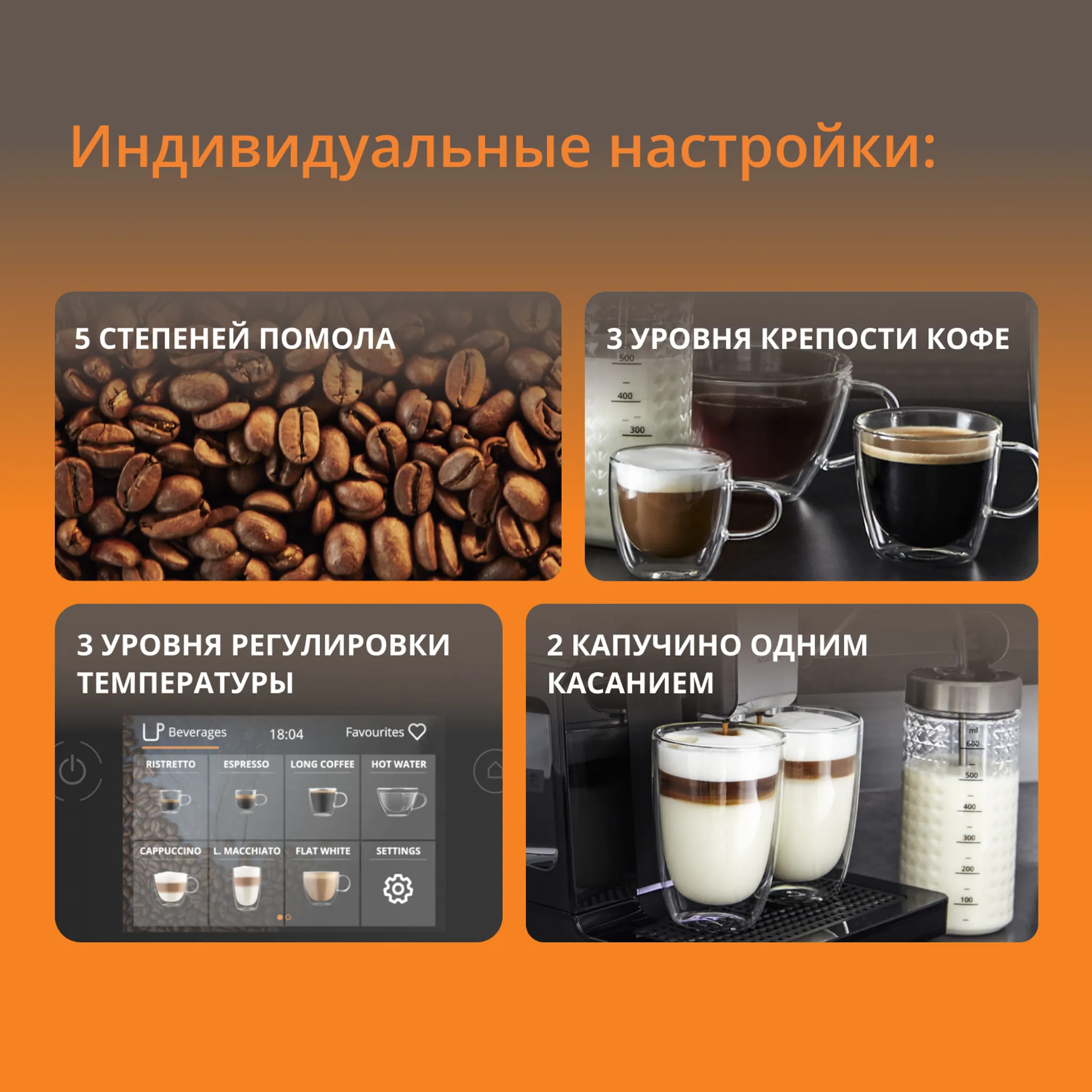Автоматическая кофемашина KRUPS Intuition Preference